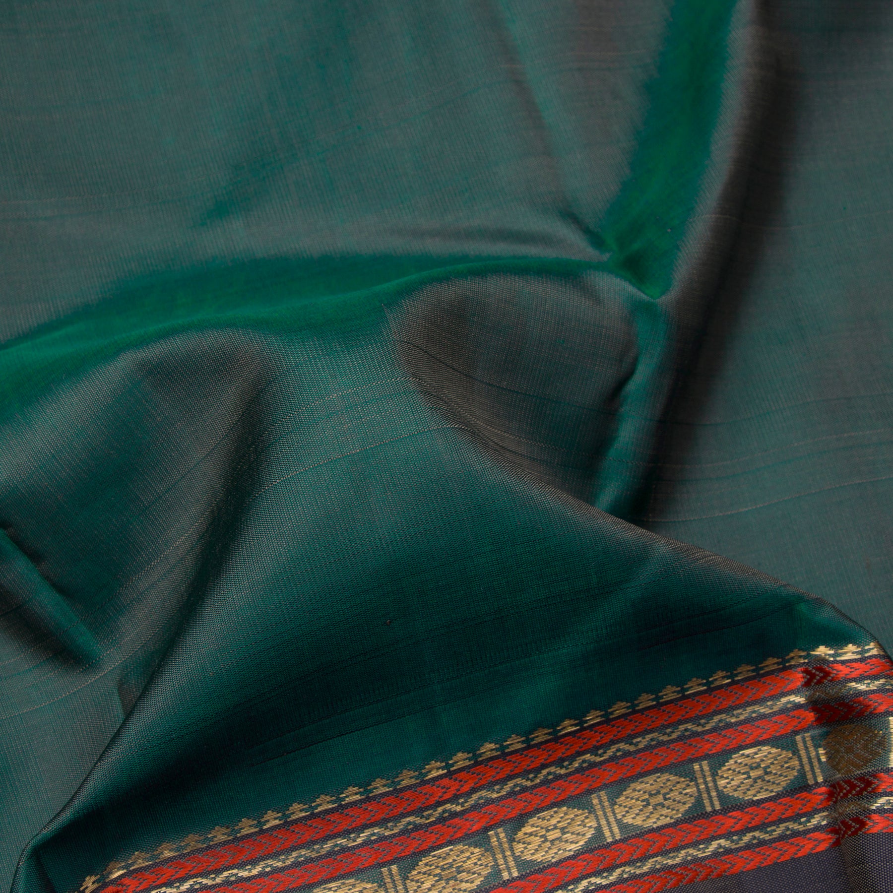 Kanakavalli Kanjivaram Silk Sari 23-040-HS001-12859 - Fabric View