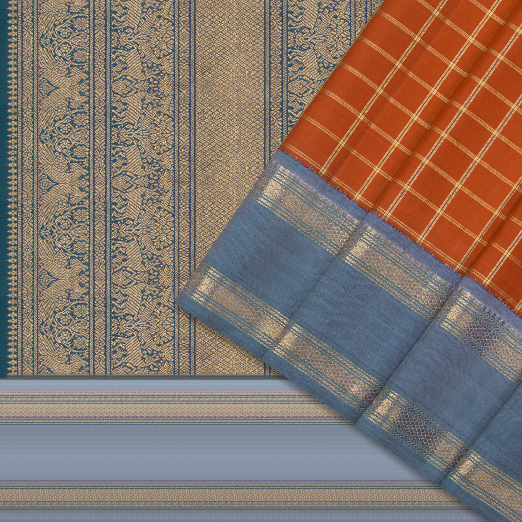 Kanakavalli Kanjivaram Silk Sari 23-040-HS001-12860 - Cover View