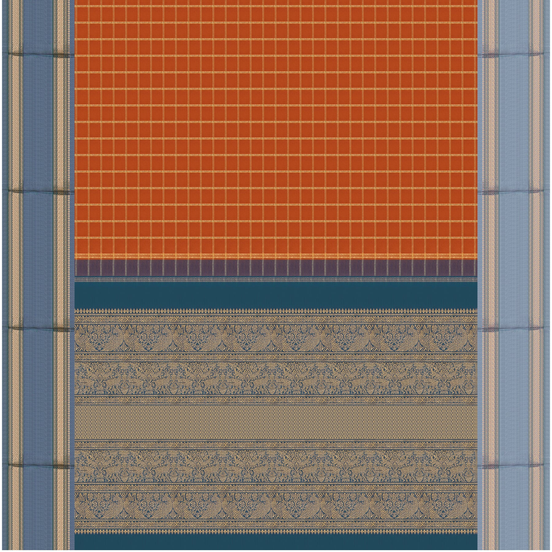 Kanakavalli Kanjivaram Silk Sari 23-040-HS001-12860 - Full View