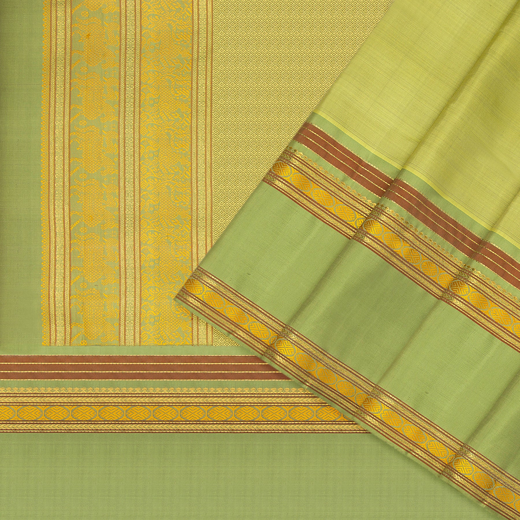 Kanakavalli Kanjivaram Silk Sari 23-040-HS001-13175 - Cover View