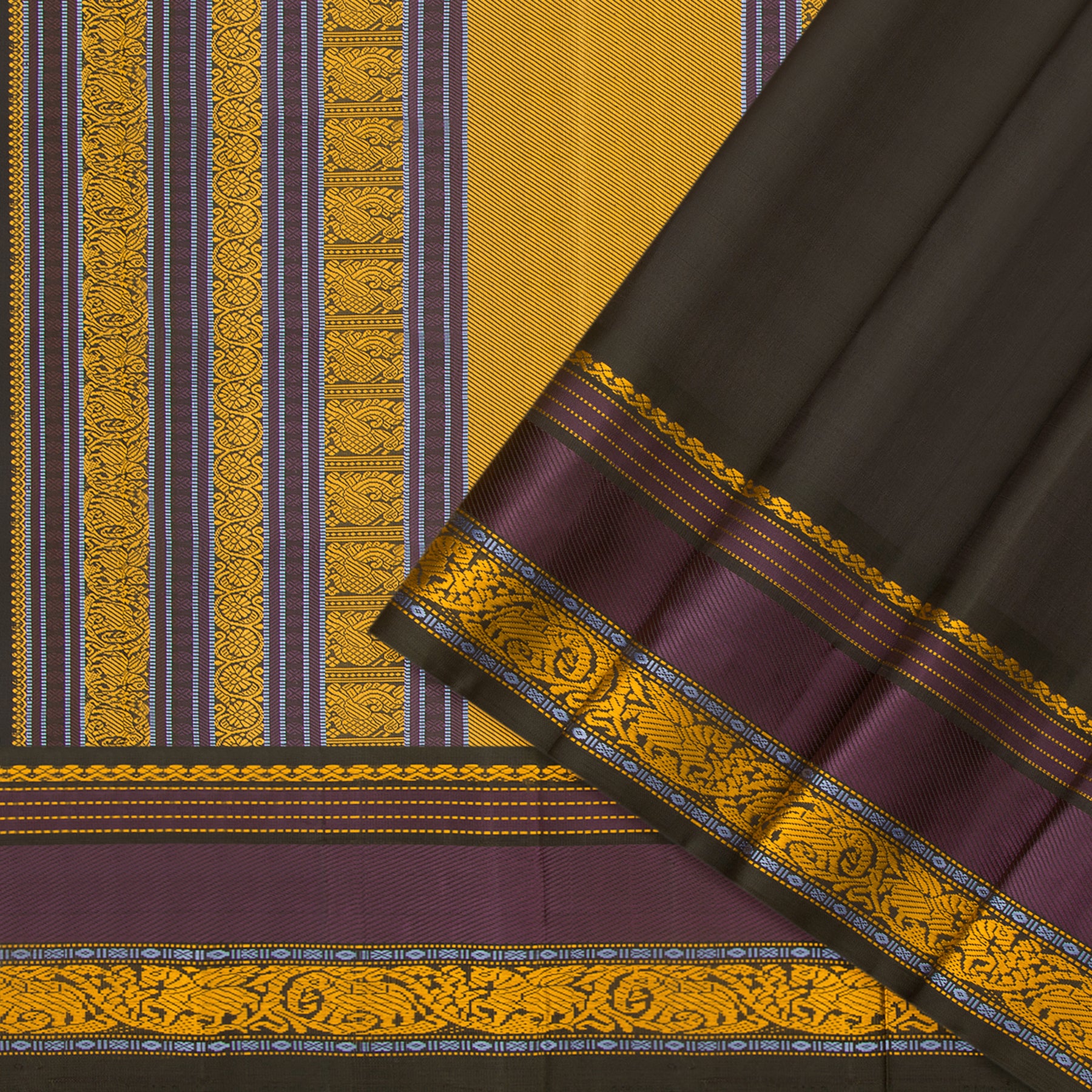 Kanakavalli Kanjivaram Silk Sari 23-040-HS001-13178 - Cover View