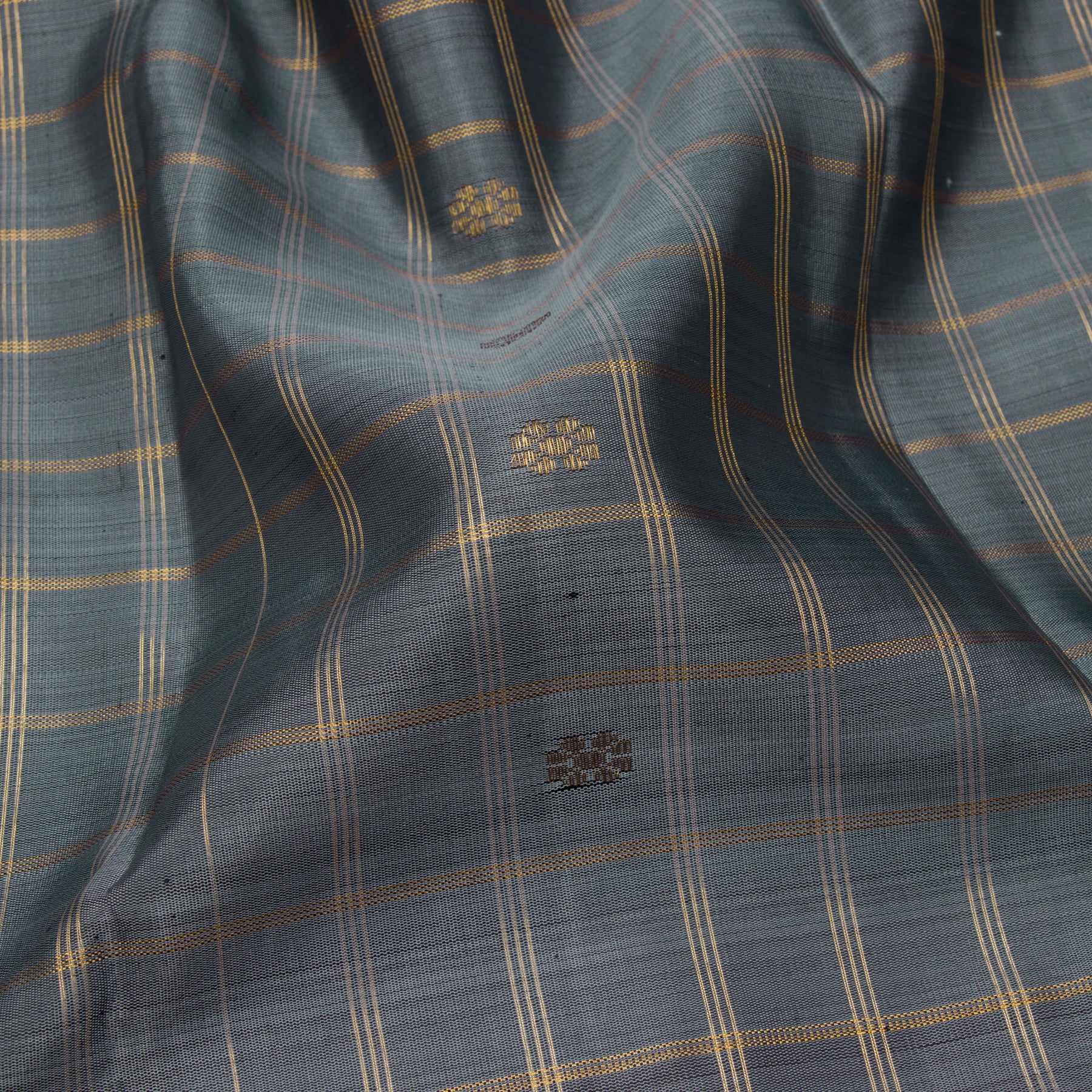 Kanakavalli Kanjivaram Silk Sari 23-040-HS001-14075 - Fabric View