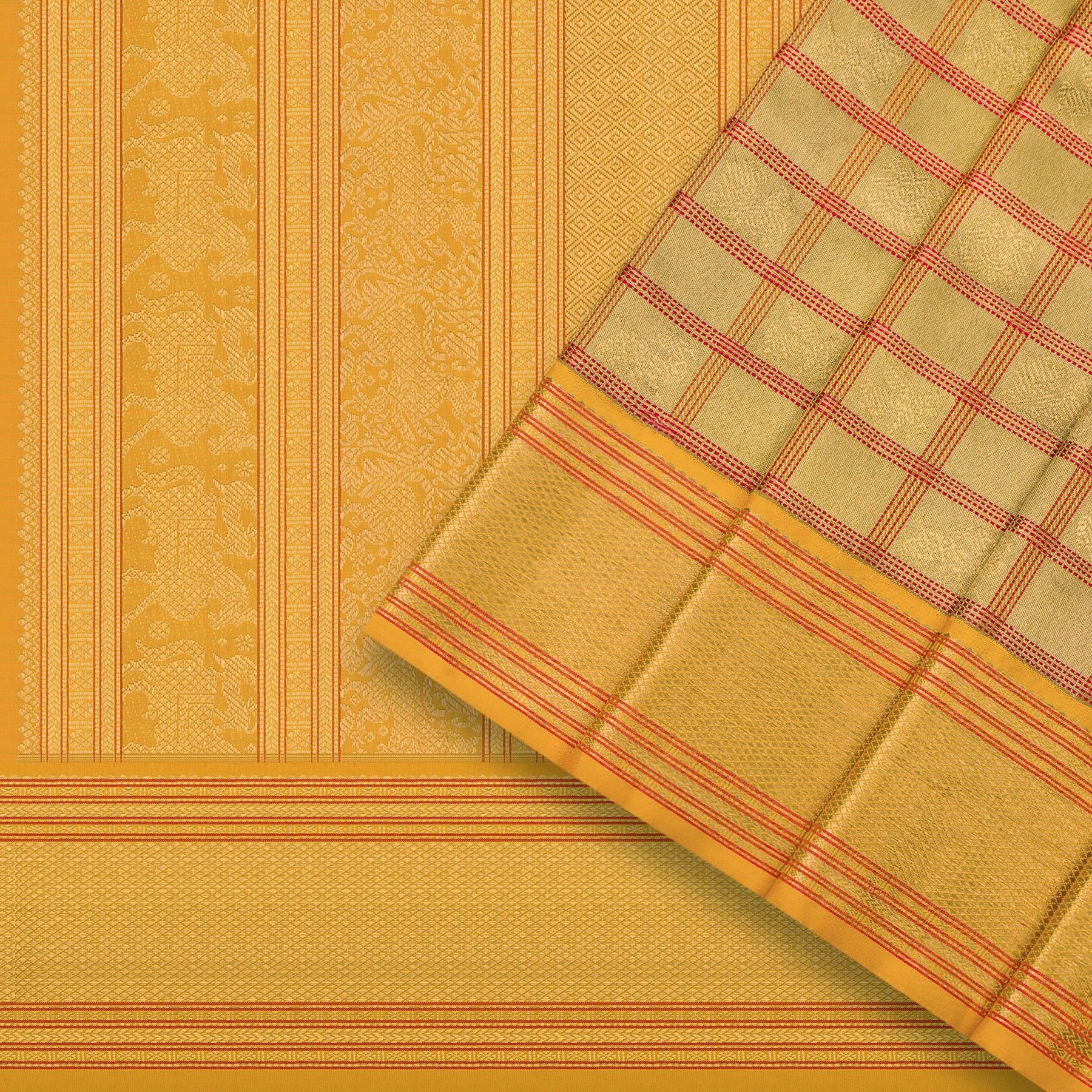 Kanakavalli Kanjivaram Silk Sari 23-040-HS001-14108