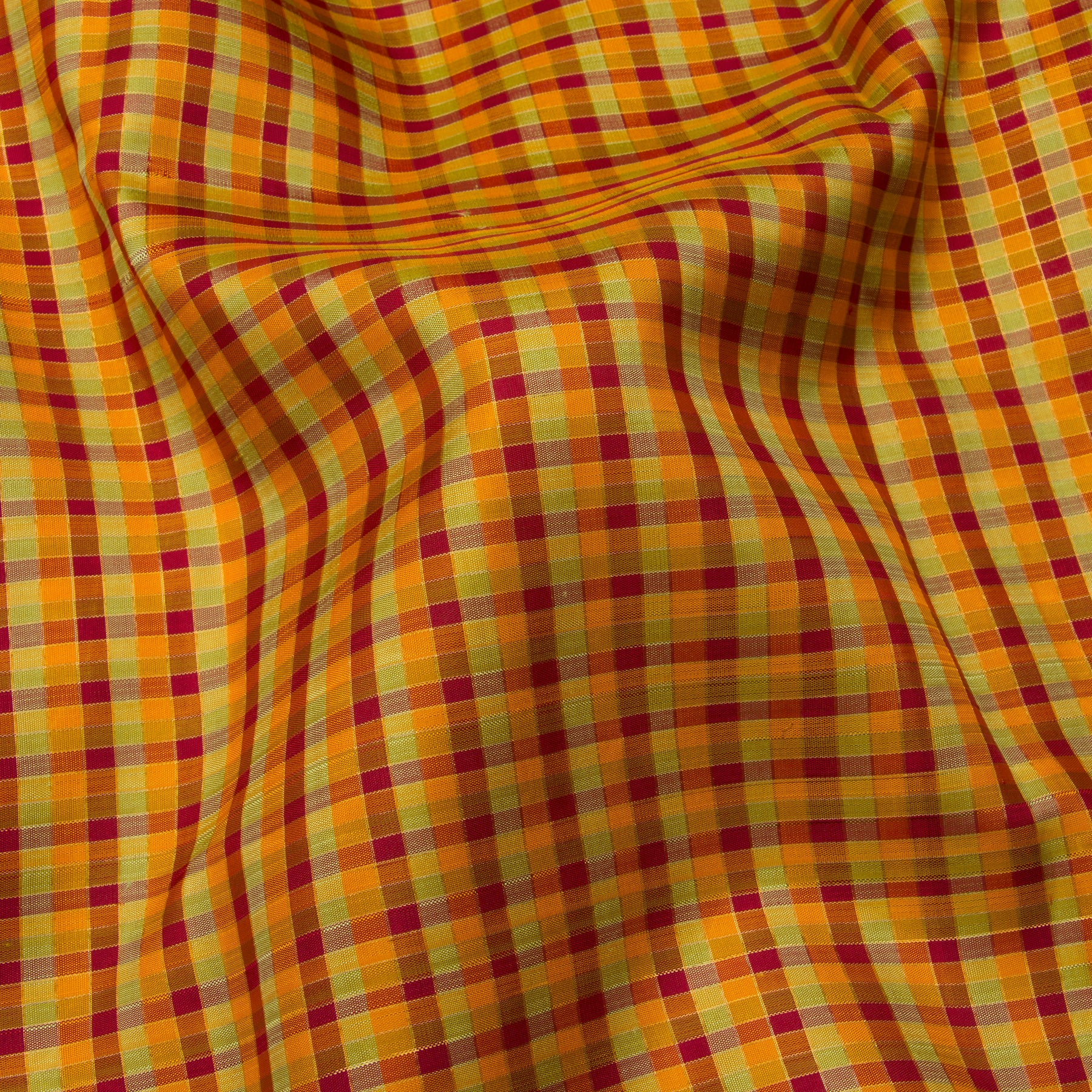 Kanakavalli Kanjivaram Silk Sari 23-040-HS001-14110 - Fabric View