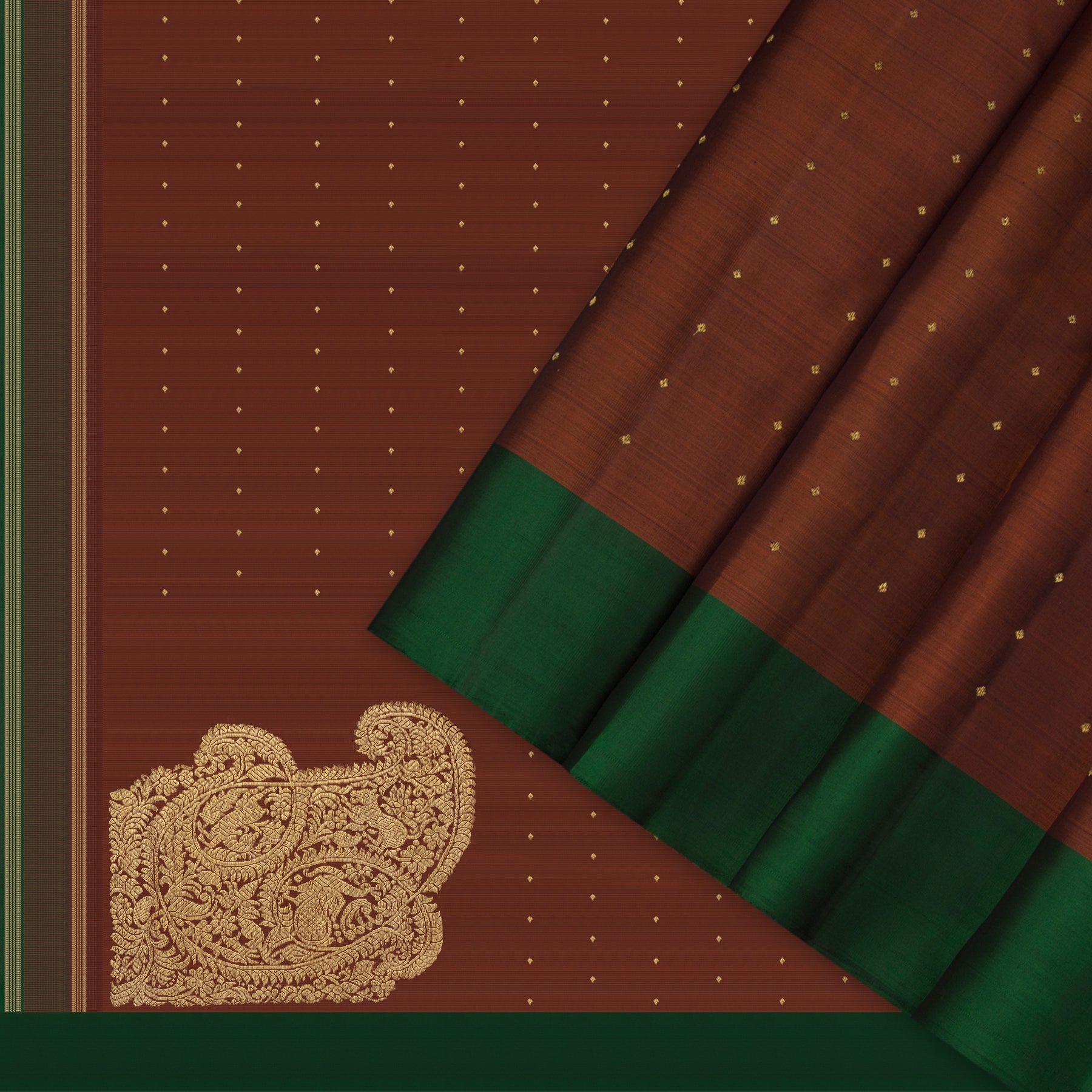 Kanakavalli Kanjivaram Silk Sari 23-040-HS001-14120 - Cover View