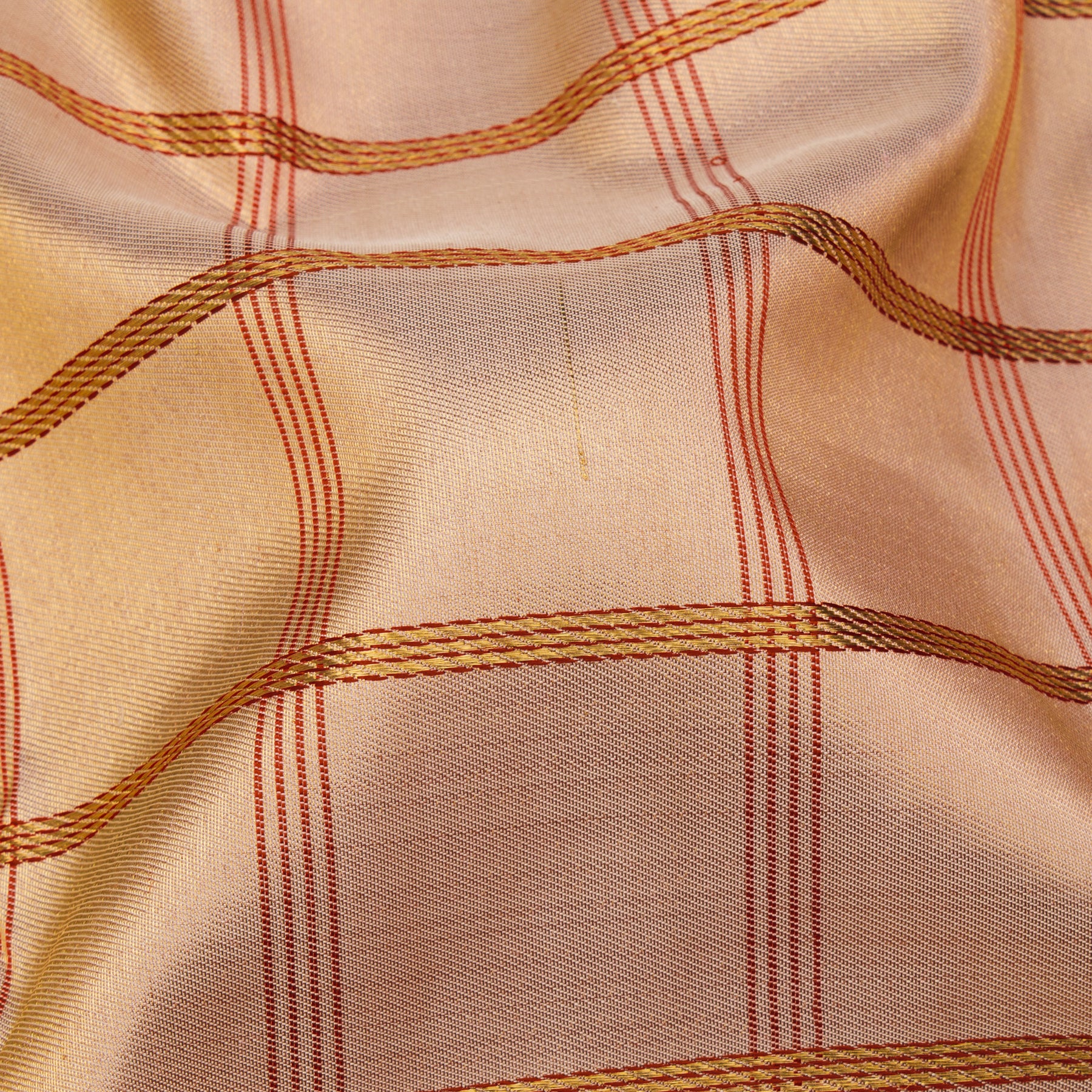Kanakavalli Kanjivaram Silk Sari 23-040-HS001-14124 - Fabric View