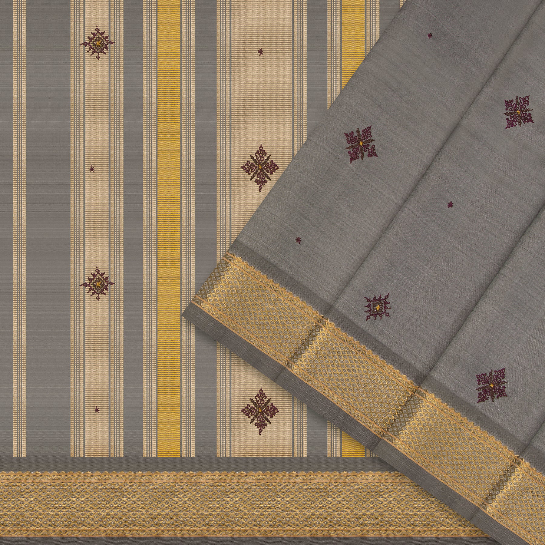 Kanakavalli Kanjivaram Silk Sari 23-040-HS001-14521 - Cover View