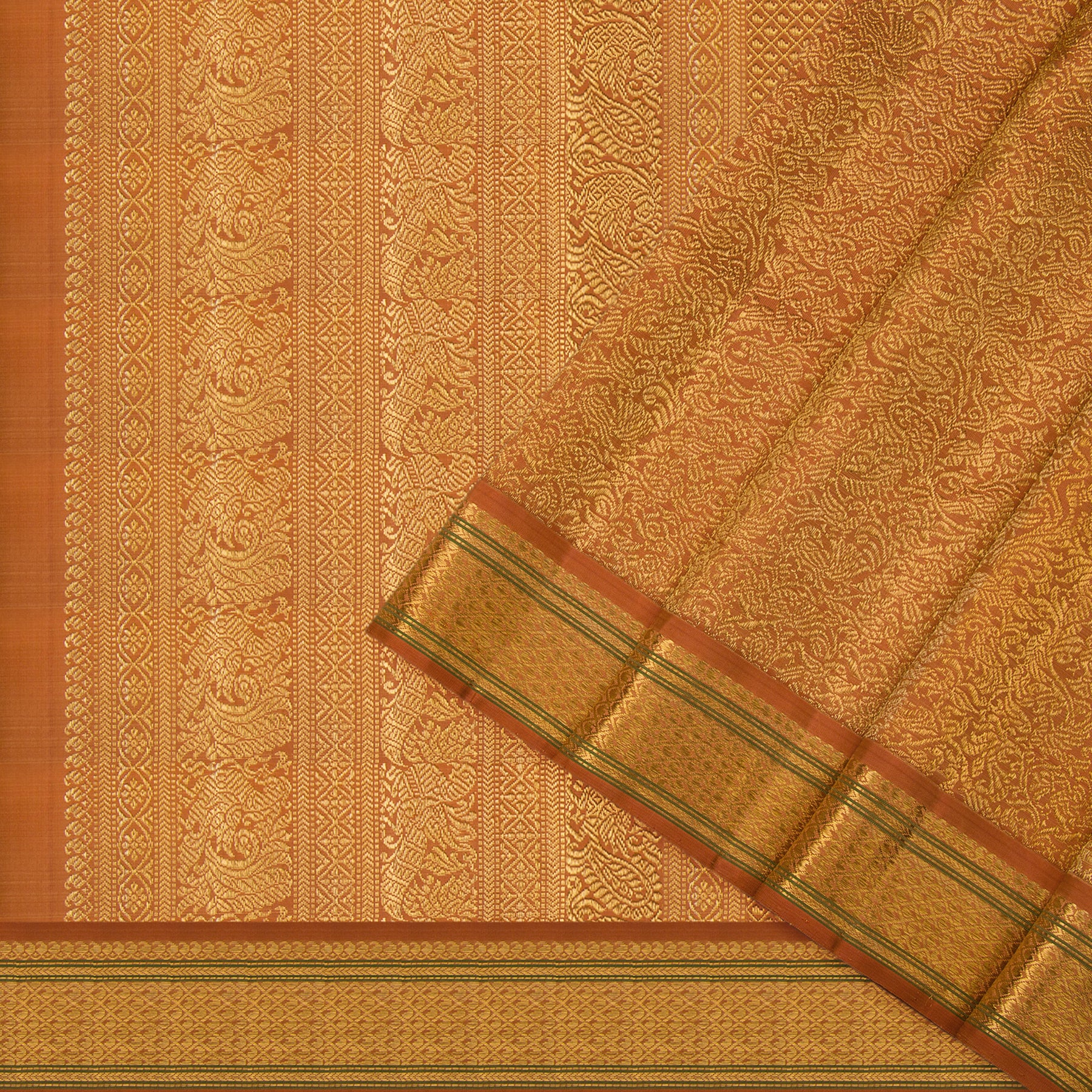 Kanakavalli Kanjivaram Silk Sari 23-040-HS001-14526 - Cover View