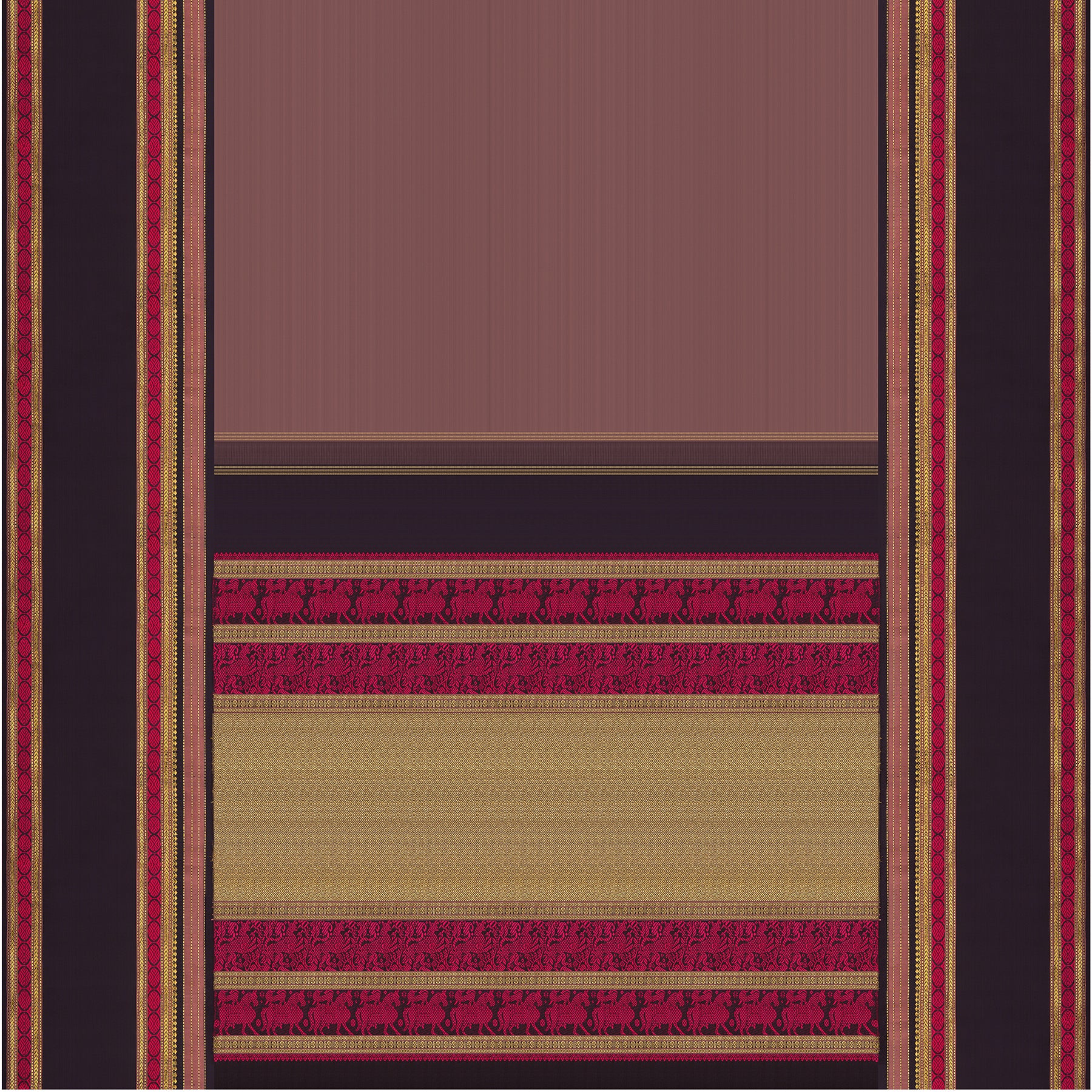 Kanakavalli Kanjivaram Silk Sari 23-040-HS001-14542 - Full View