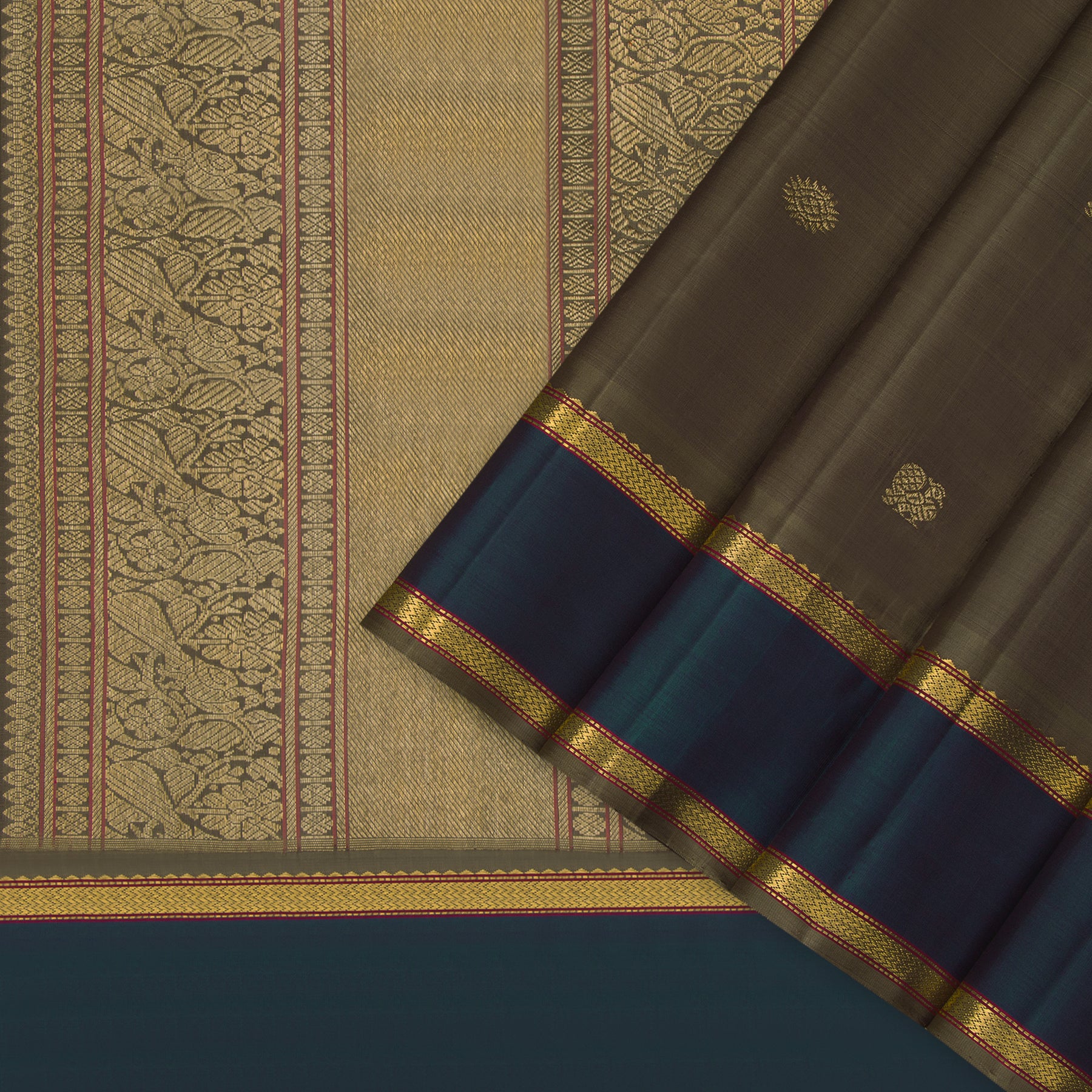 Kanakavalli Kanjivaram Silk Sari 23-040-HS001-14548 - Cover View