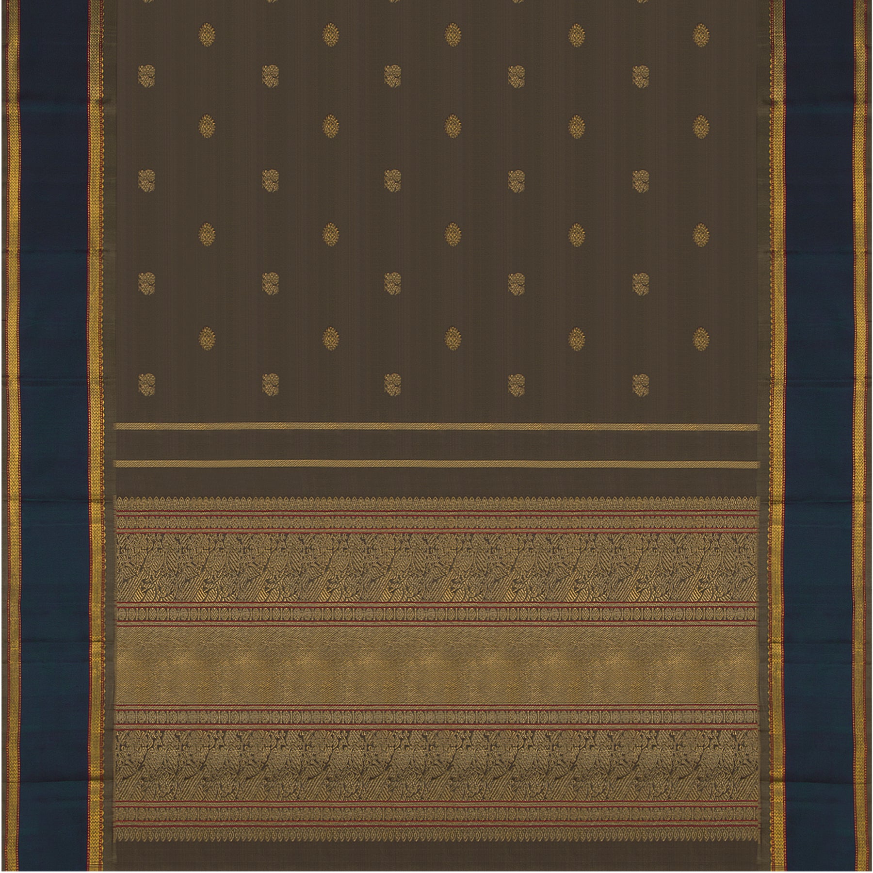 Kanakavalli Kanjivaram Silk Sari 23-040-HS001-14548 - Full View