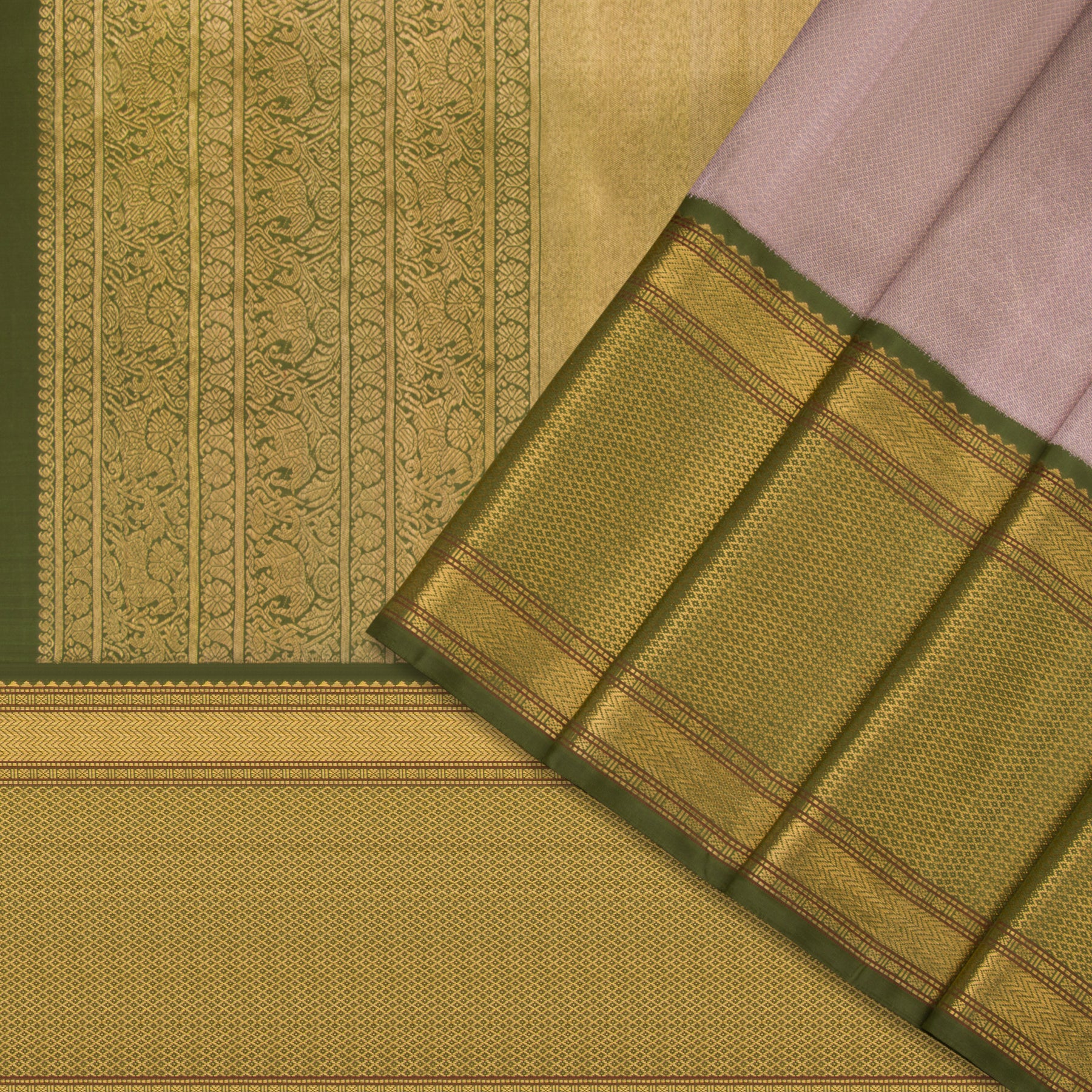 Kanakavalli Kanjivaram Silk Sari 23-041-HS001-00872 - Cover View
