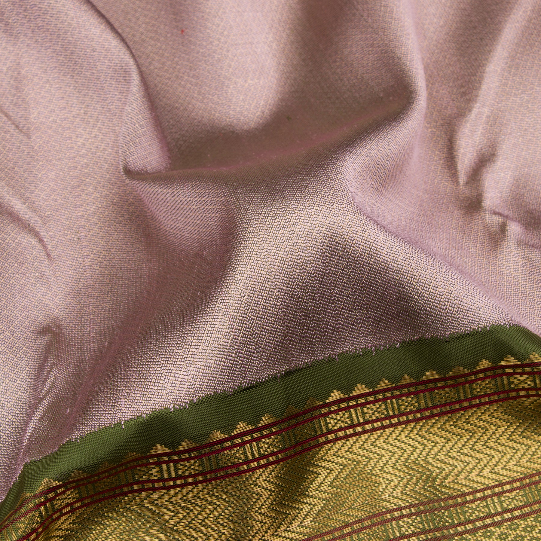 Kanakavalli Kanjivaram Silk Sari 23-041-HS001-00872 - Fabric View