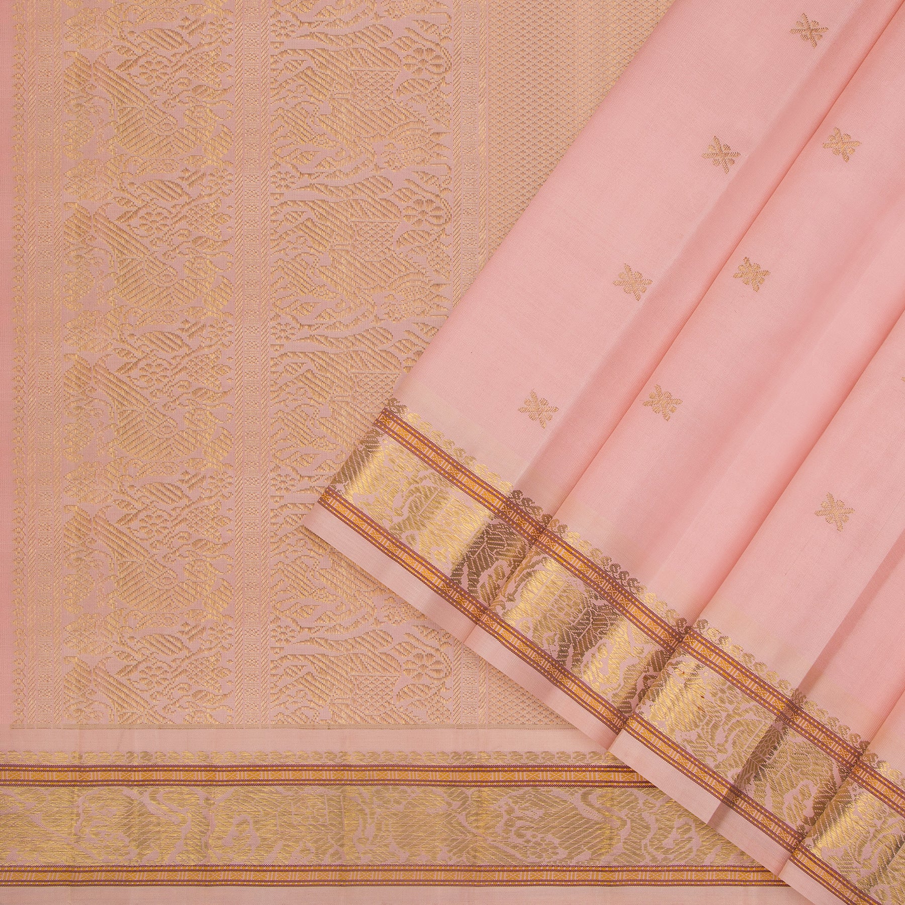 Kanakavalli Kanjivaram Silk Sari 23-041-HS001-00873 - Cover View