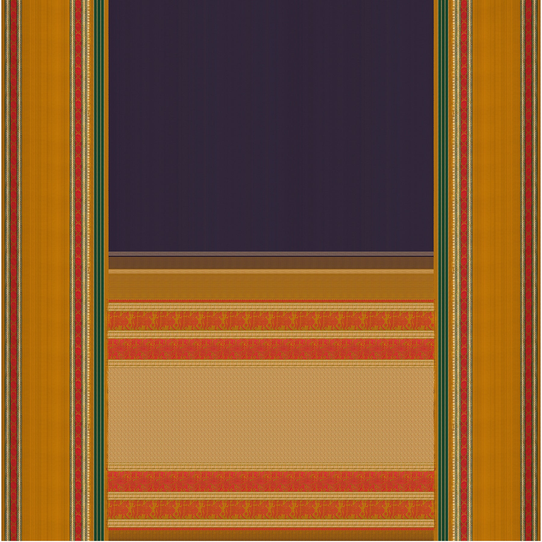 Kanakavalli Kanjivaram Silk Sari 23-041-HS001-00880 - Full View
