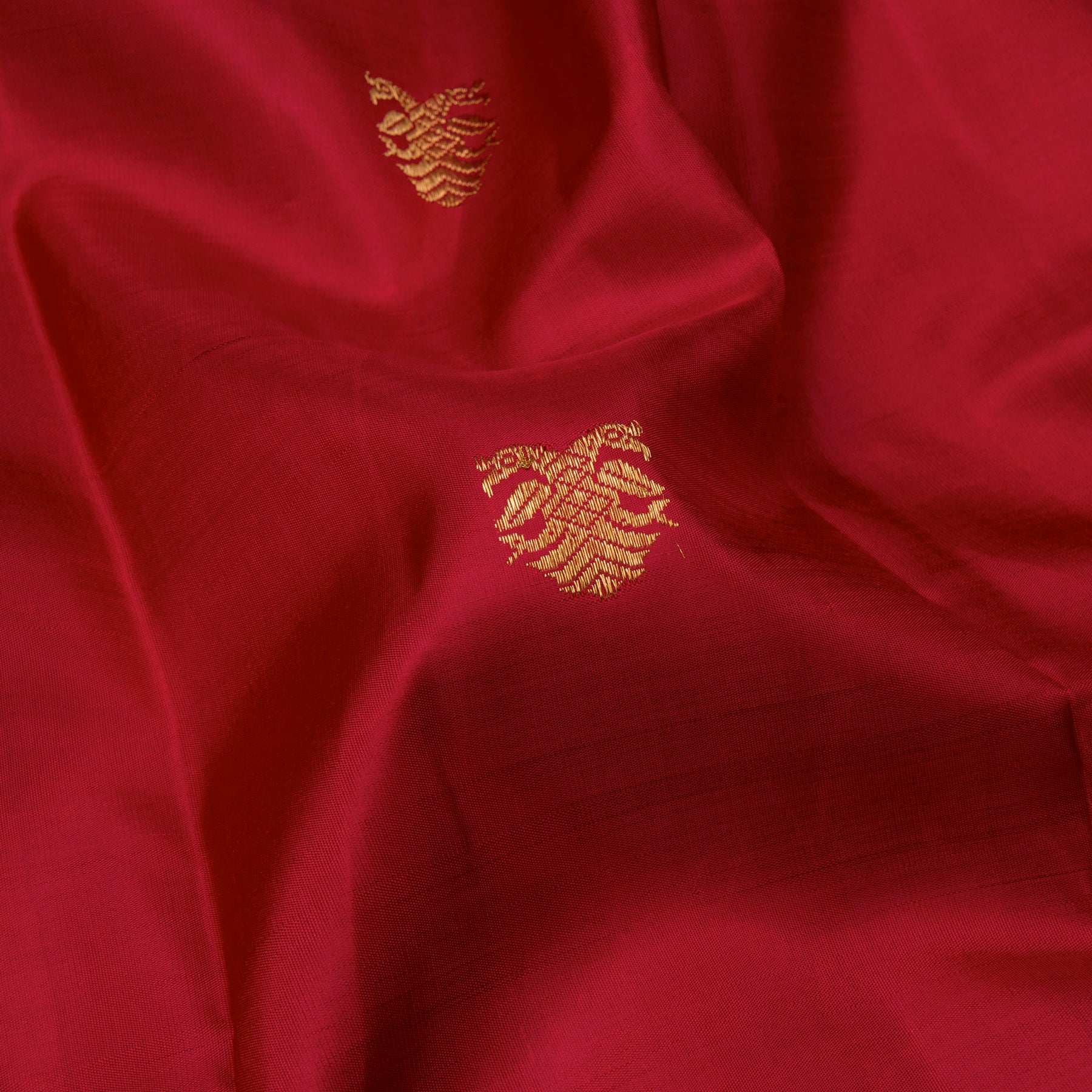 Kanakavalli Kanjivaram Silk Sari 23-041-HS001-00886 - Fabric View