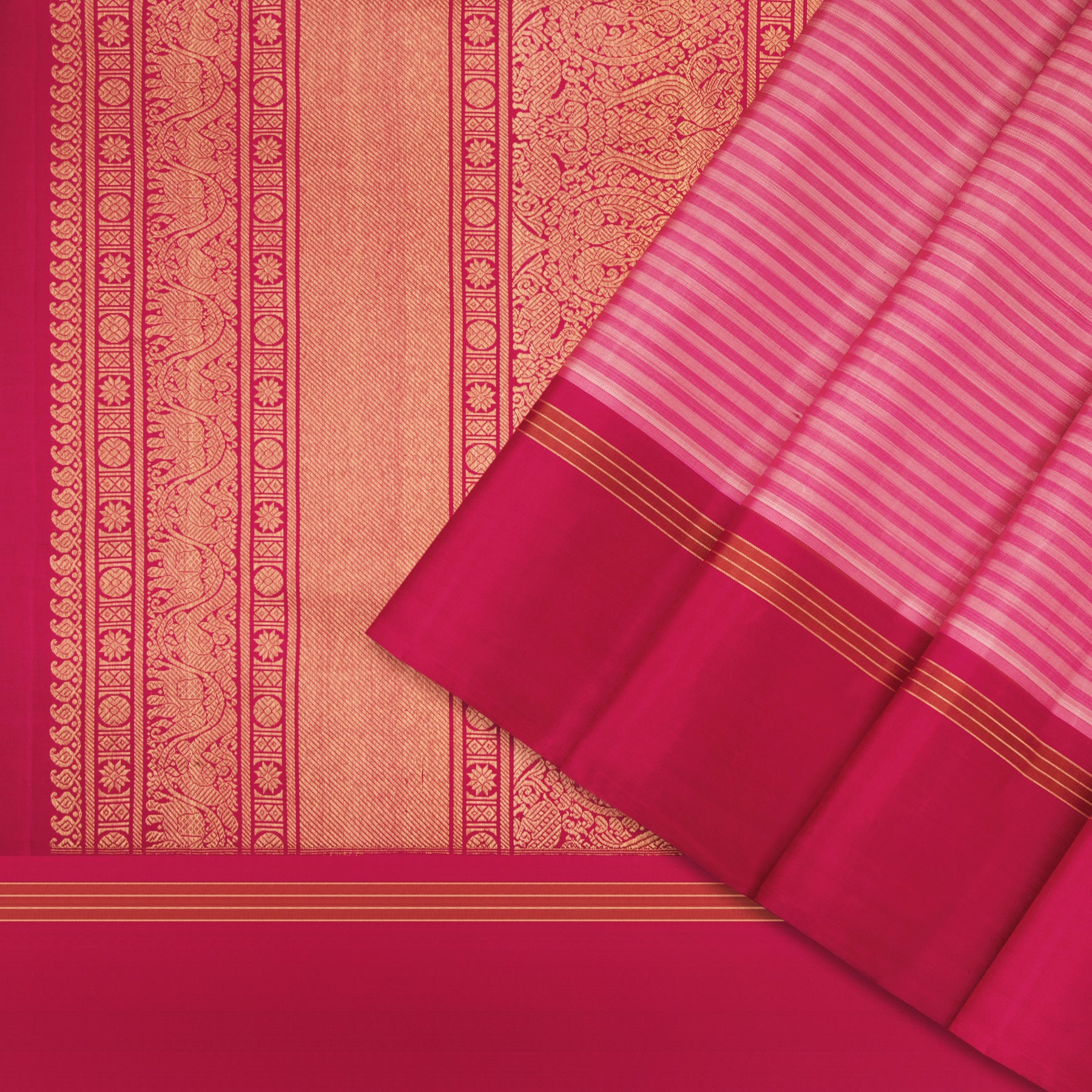 Kanakavalli Kanjivaram Silk Sari 23-041-HS001-01581 - Cover View