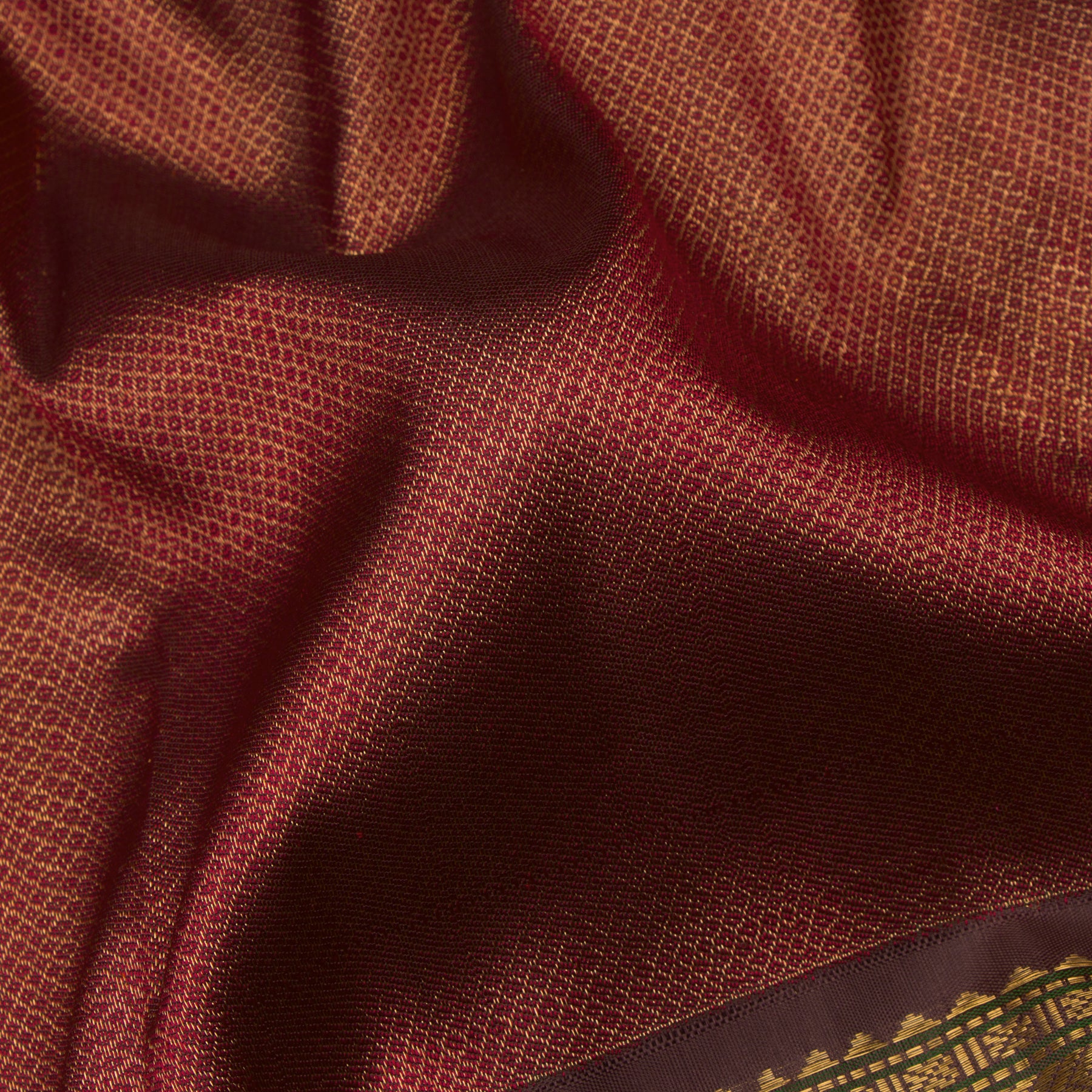 Kanakavalli Kanjivaram Silk Sari 23-041-HS001-02422 - Fabric View