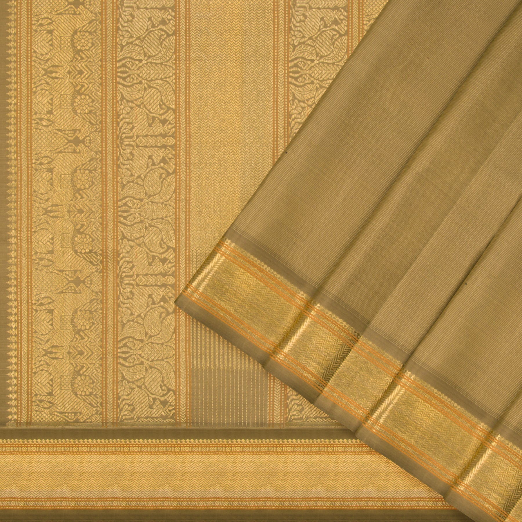 Kanakavalli Kanjivaram Silk Sari 23-041-HS001-04569 - Cover View