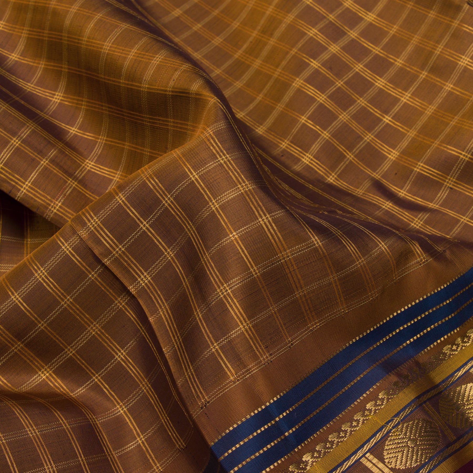 Kanakavalli Kanjivaram Silk Sari 23-041-HS001-04571 - Fabric View