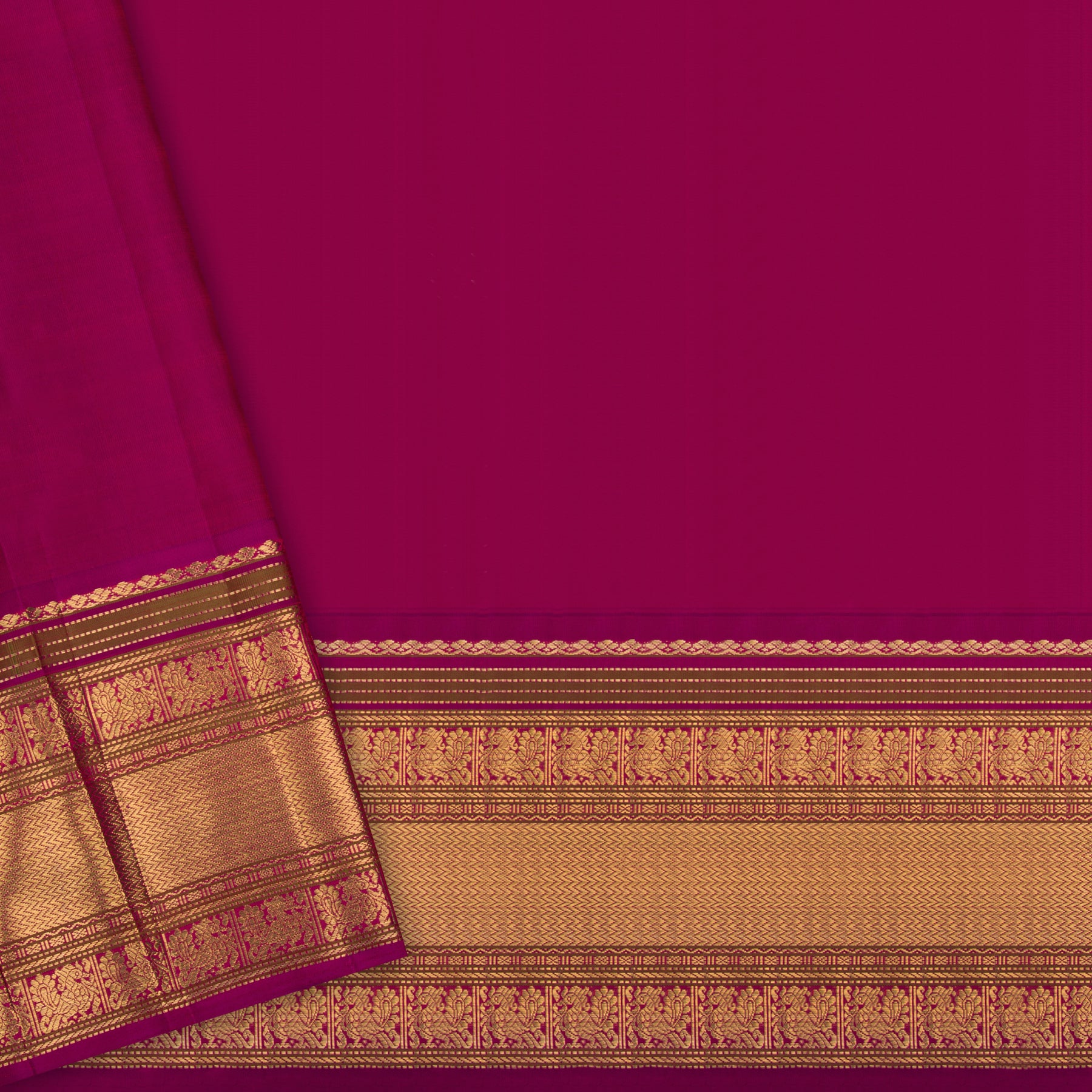 Kanakavalli Kanjivaram Silk Sari 23-041-HS001-04577 - Blouse View