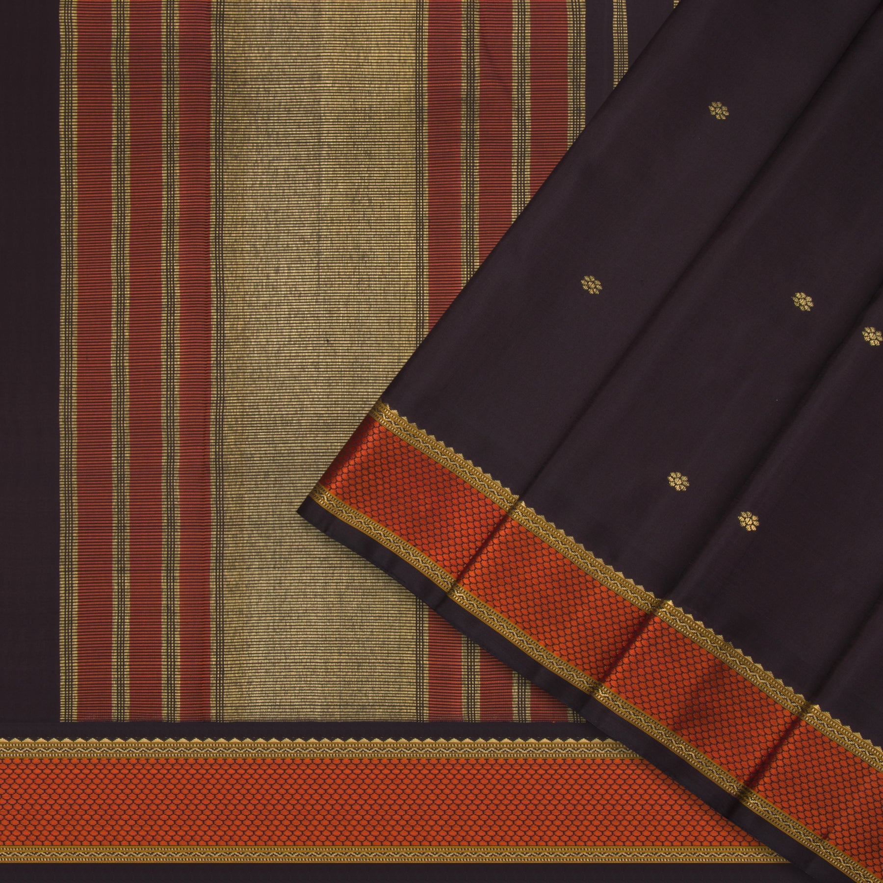Kanakavalli Kanjivaram Silk Sari 23-041-HS001-06213 - Cover View