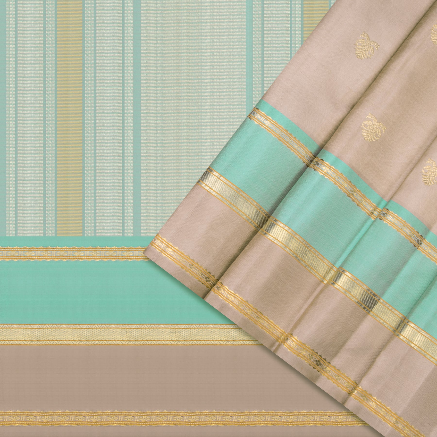 Kanakavalli Kanjivaram Silk Sari 23-041-HS001-07249 - Cover View