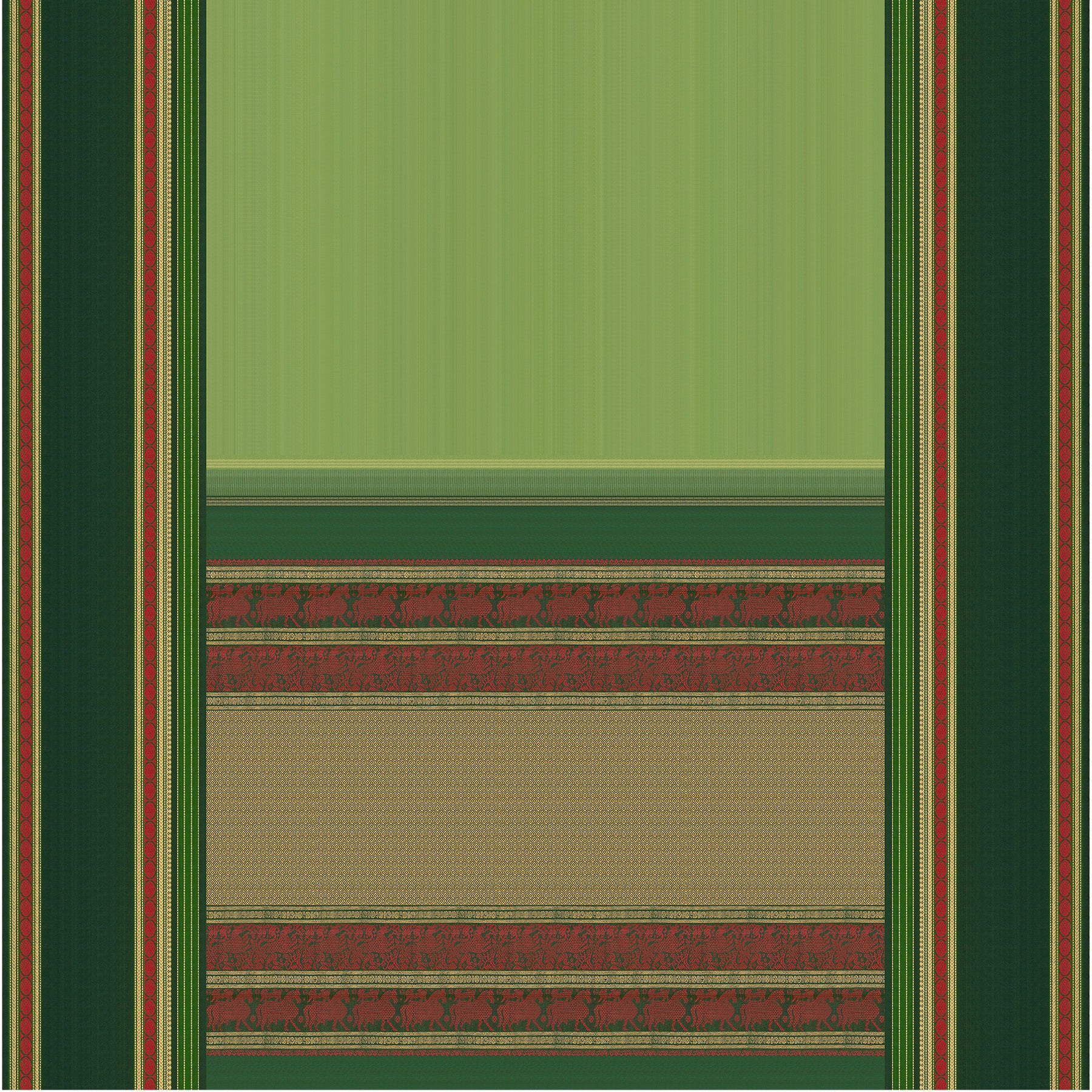 Kanakavalli Kanjivaram Silk Sari 23-041-HS001-07263 - Full View