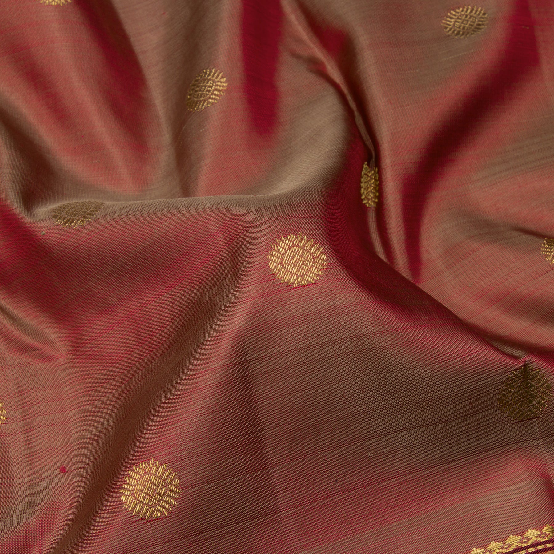Kanakavalli Kanjivaram Silk Sari 23-041-HS001-09254 - Fabric View