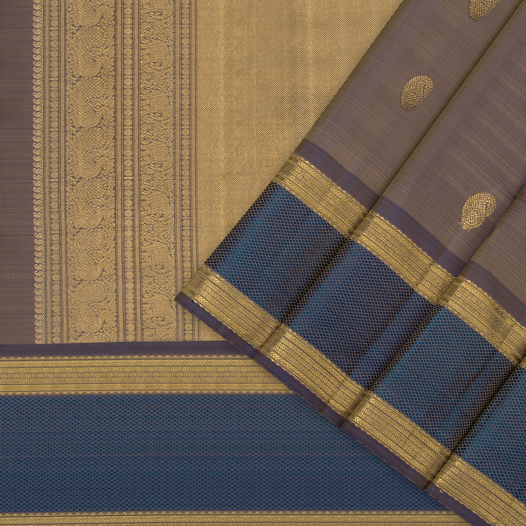Kanakavalli Kanjivaram Silk Sari 23-041-HS001-10293 - Cover View