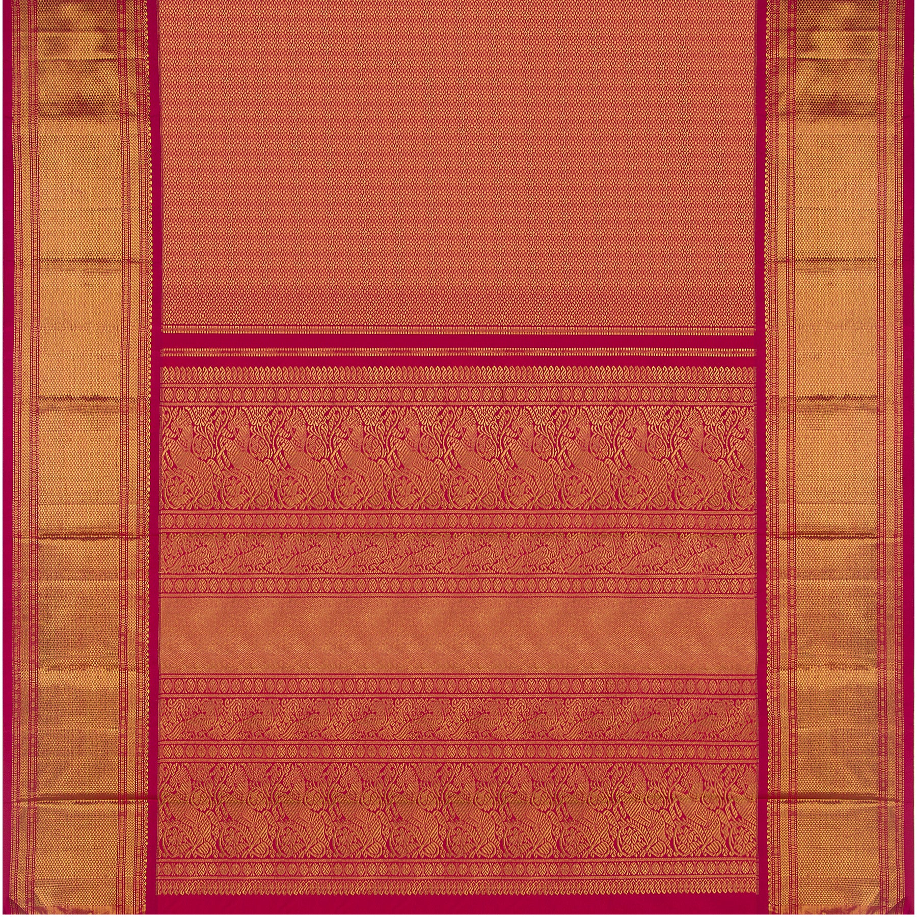 Kanakavalli Kanjivaram Silk Sari 23-041-HS001-11060 - Full View