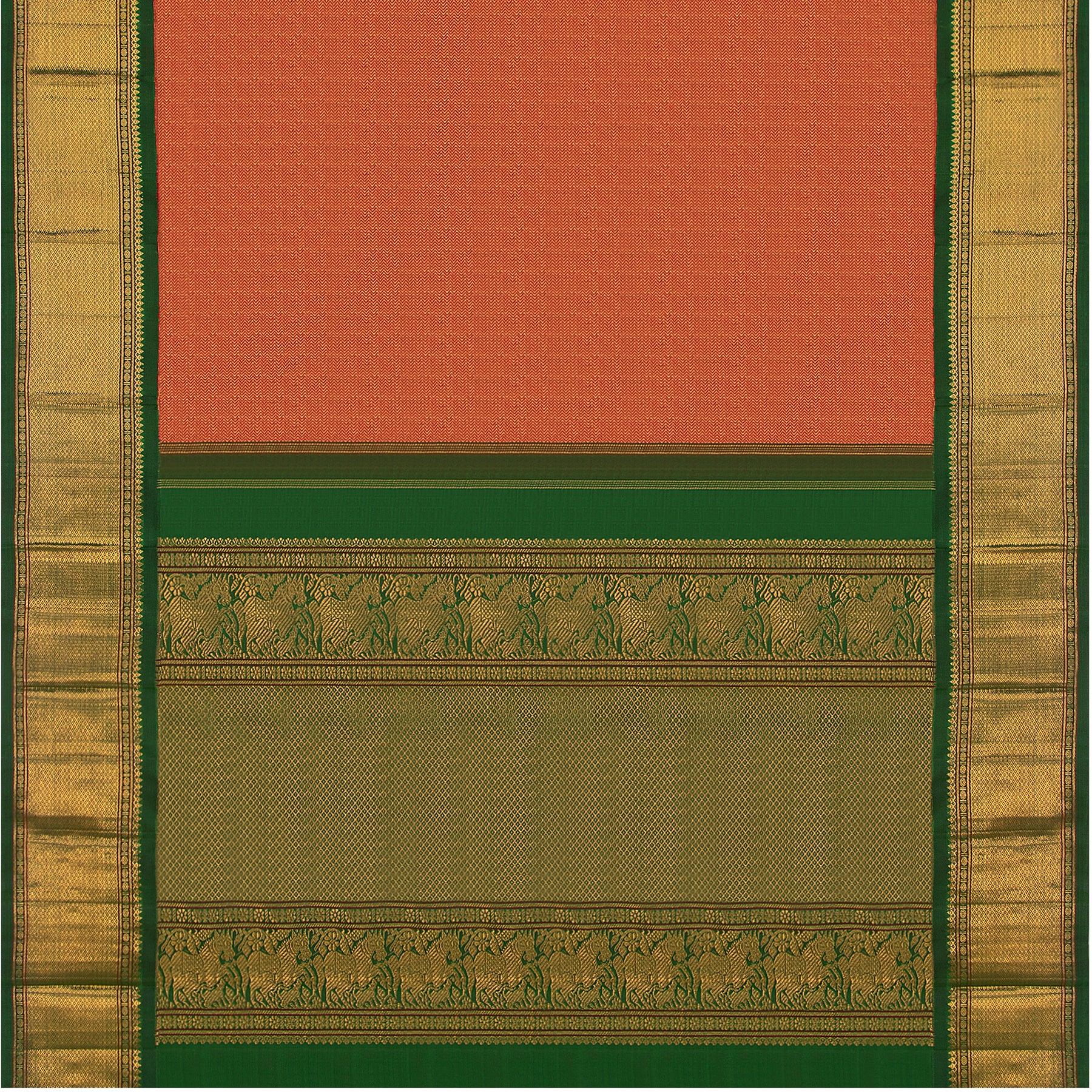 Kanakavalli Kanjivaram Silk Sari 23-041-HS001-11062 - Full View
