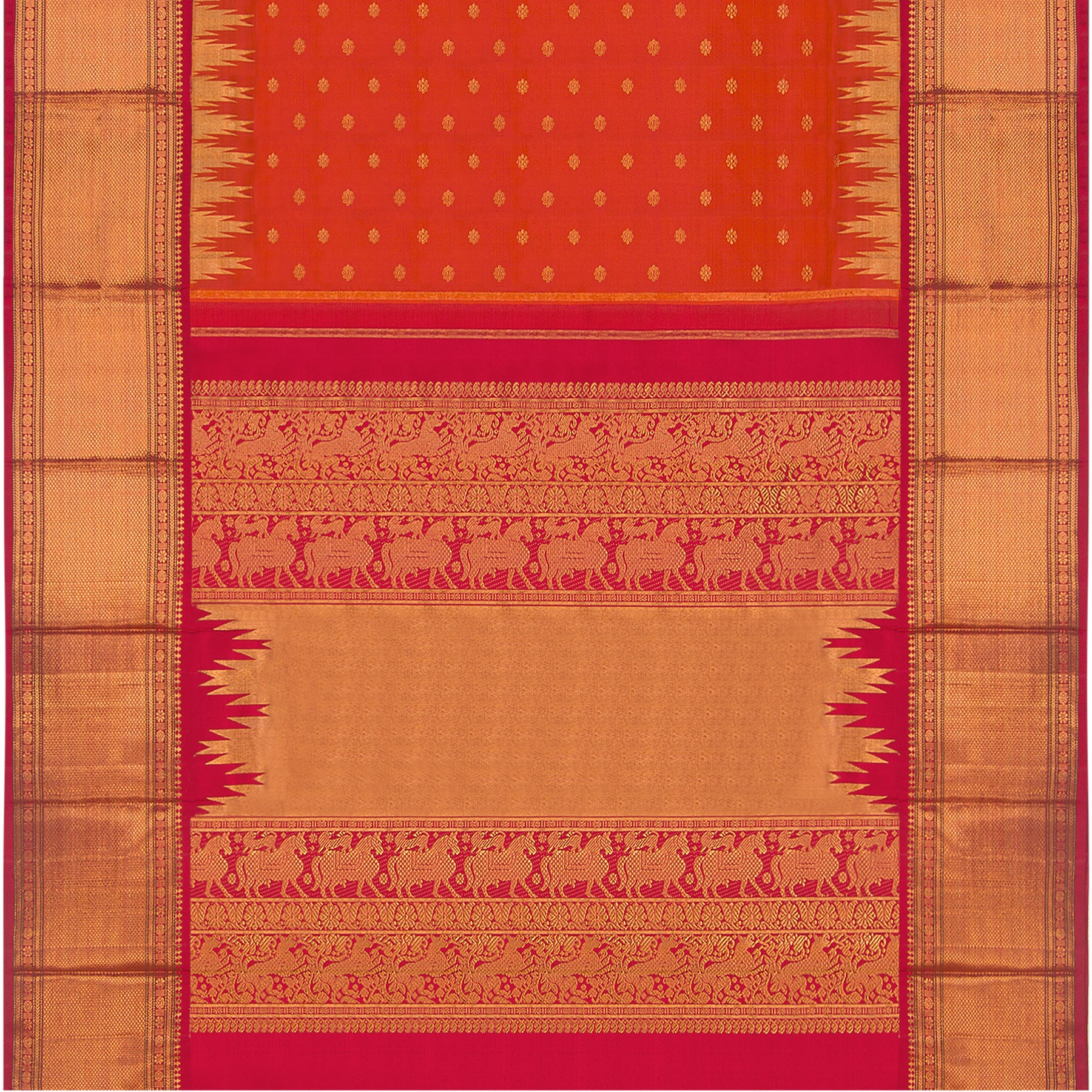 Kanakavalli Kanjivaram Silk Sari 23-041-HS001-11069 - Full View