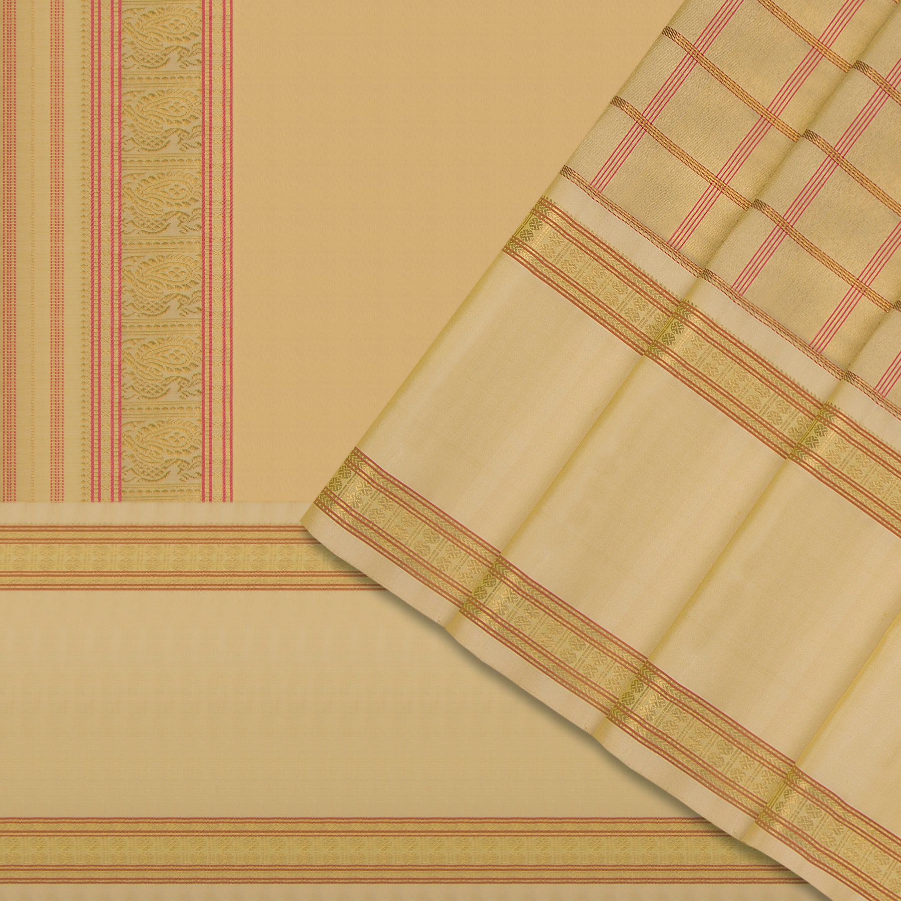 Kanakavalli Kanjivaram Silk Sari 23-041-HS001-13153 - Cover View