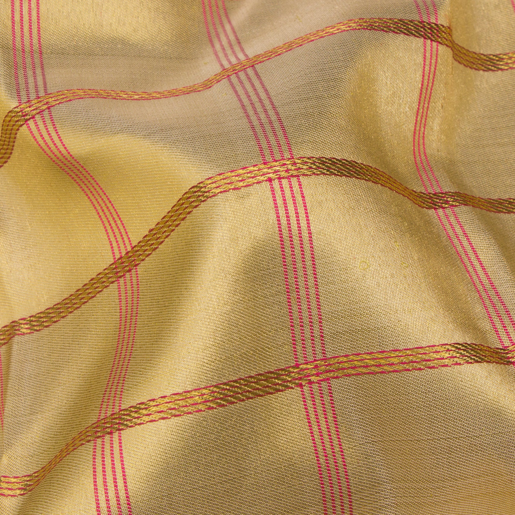 Kanakavalli Kanjivaram Silk Sari 23-041-HS001-13153 - Fabric View