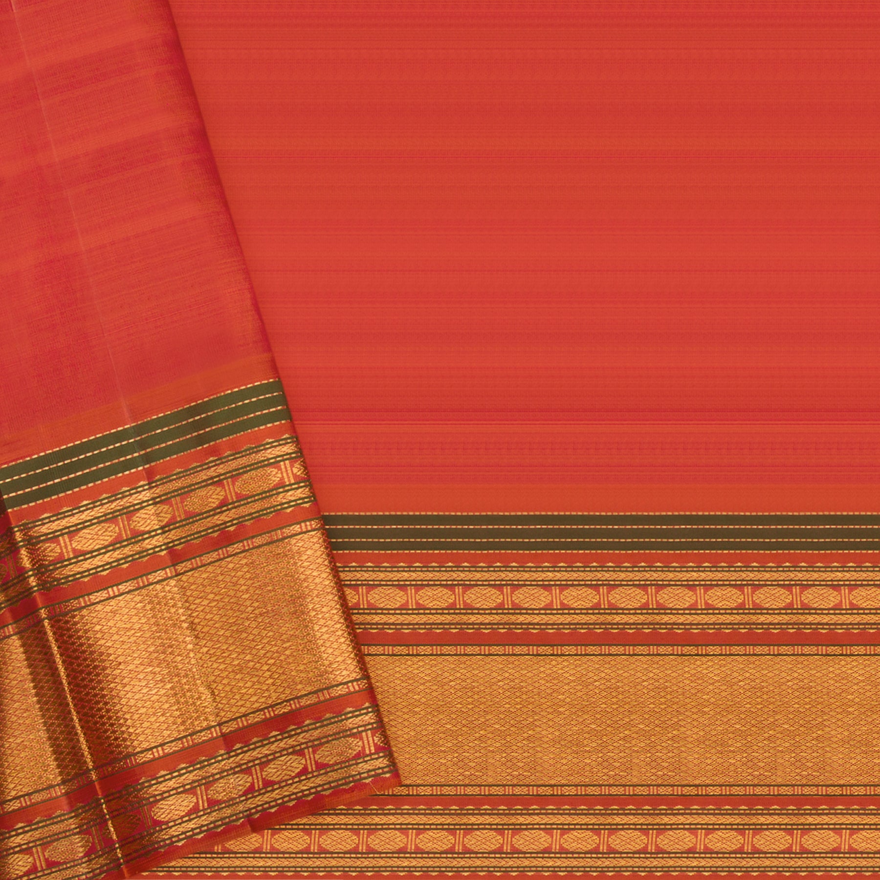 Kanakavalli Kanjivaram Silk Sari 23-041-HS001-14058 - Blouse View