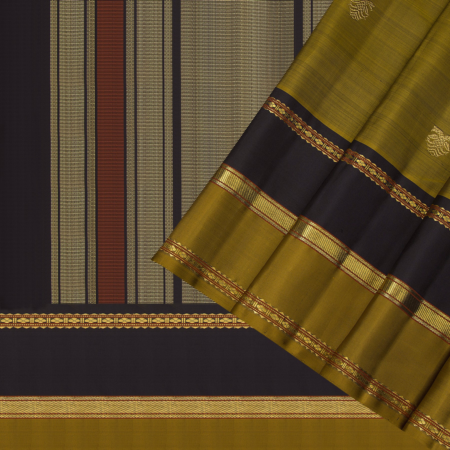 Kanakavalli Kanjivaram Silk Sari 23-041-HS001-14059 - Cover View