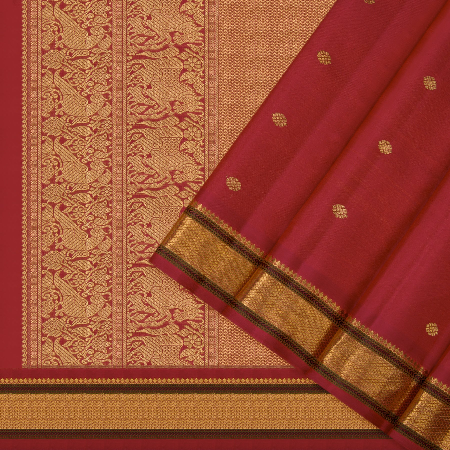 Kanakavalli Kanjivaram Silk Sari 23-041-HS001-14514 - Cover View