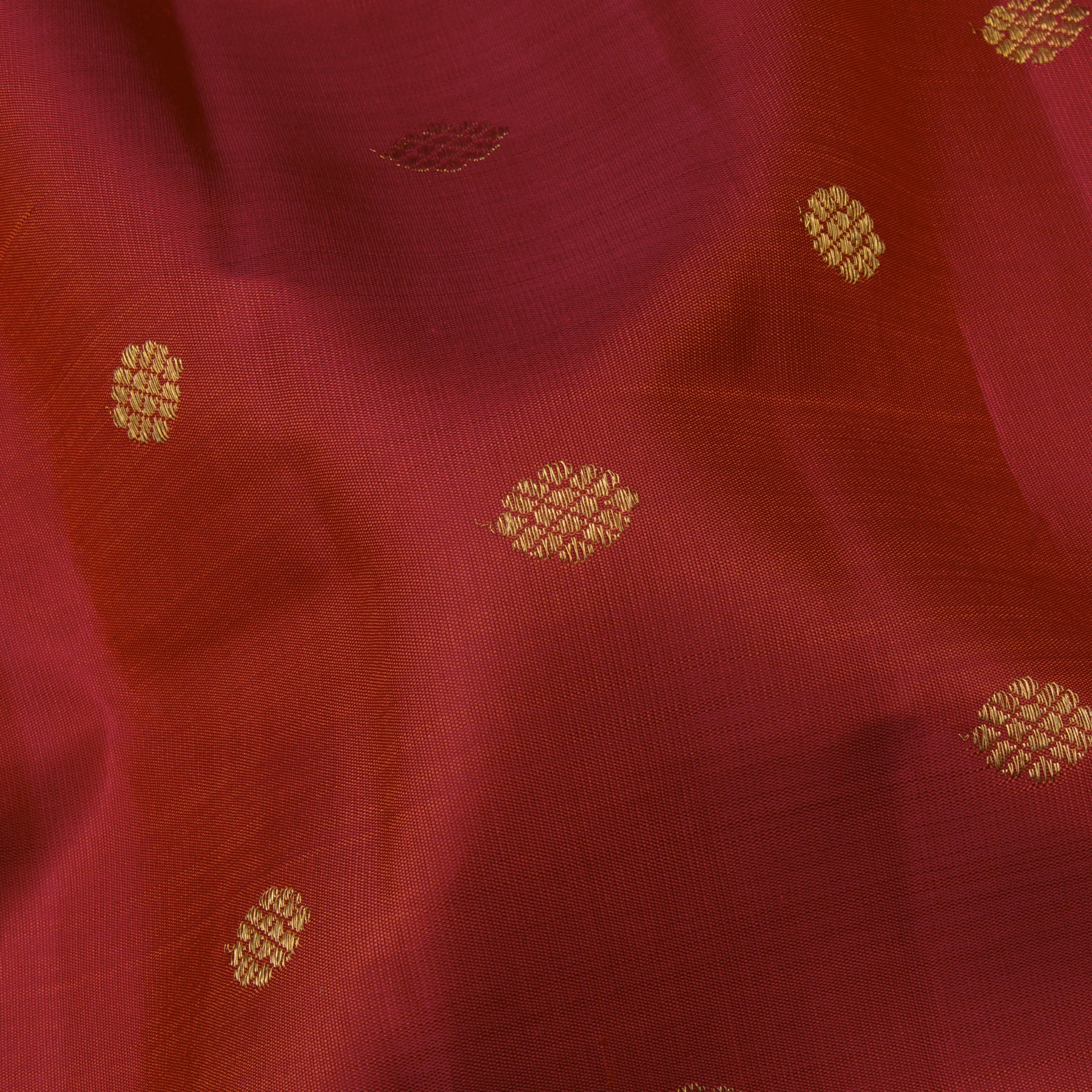 Kanakavalli Kanjivaram Silk Sari 23-041-HS001-14514 - Fabric View