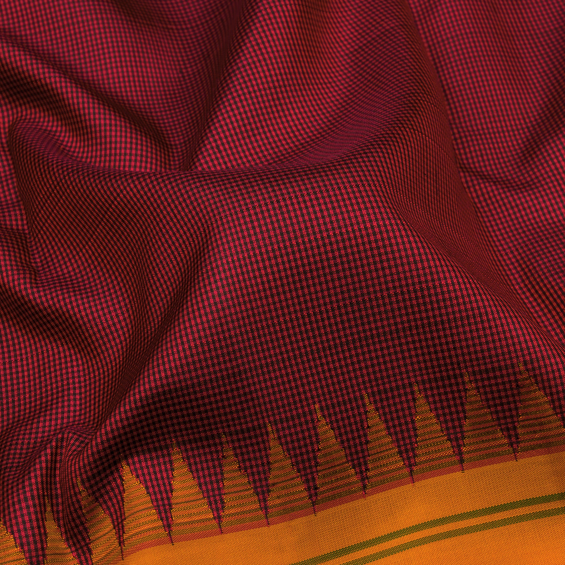 Kanakavalli Kanjivaram Silk Sari 23-100-HS001-00618 - Fabric View