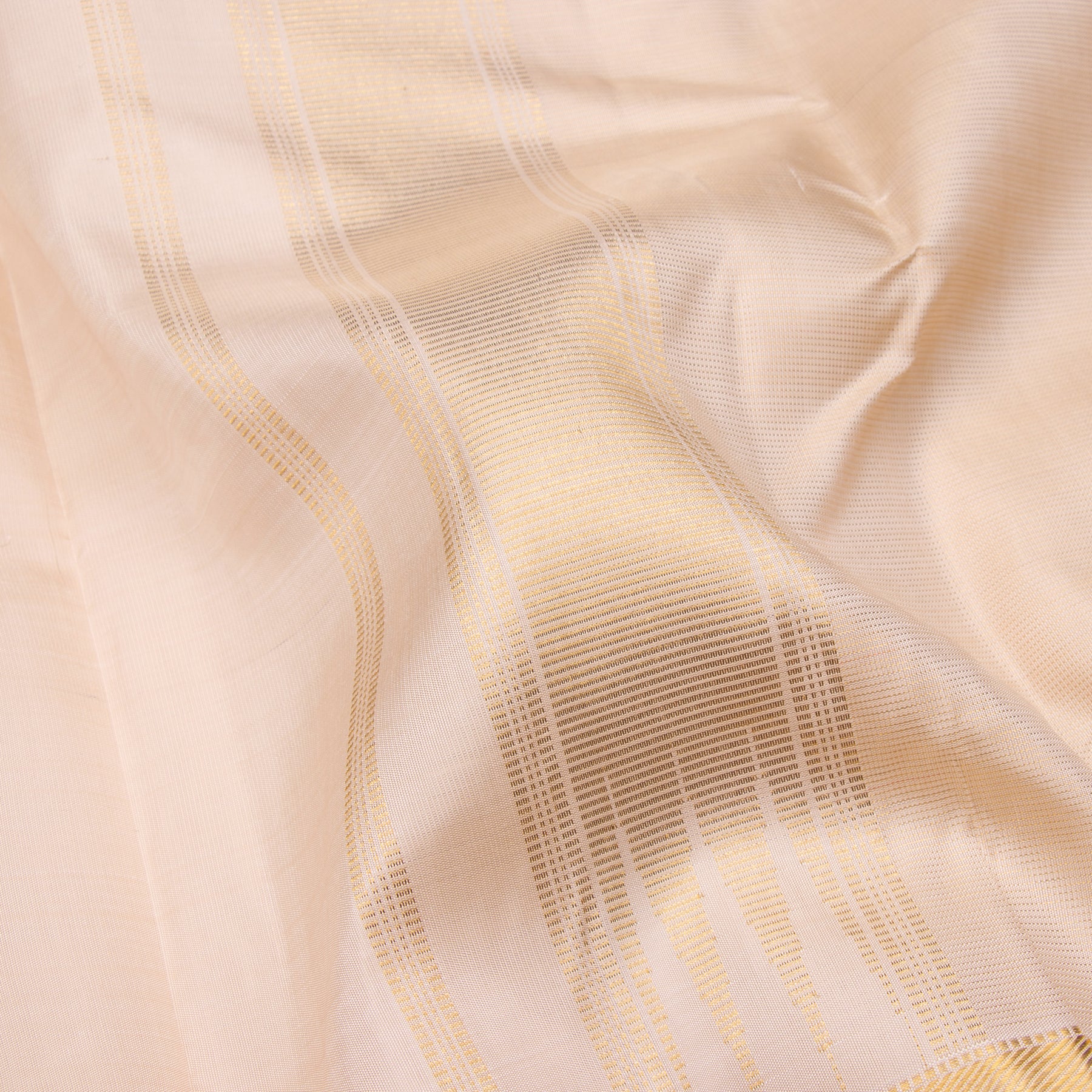 Kanakavalli Kanjivaram Silk Angavastram CO-ORD 23-110-AF001-14136 - Detail Fabric View