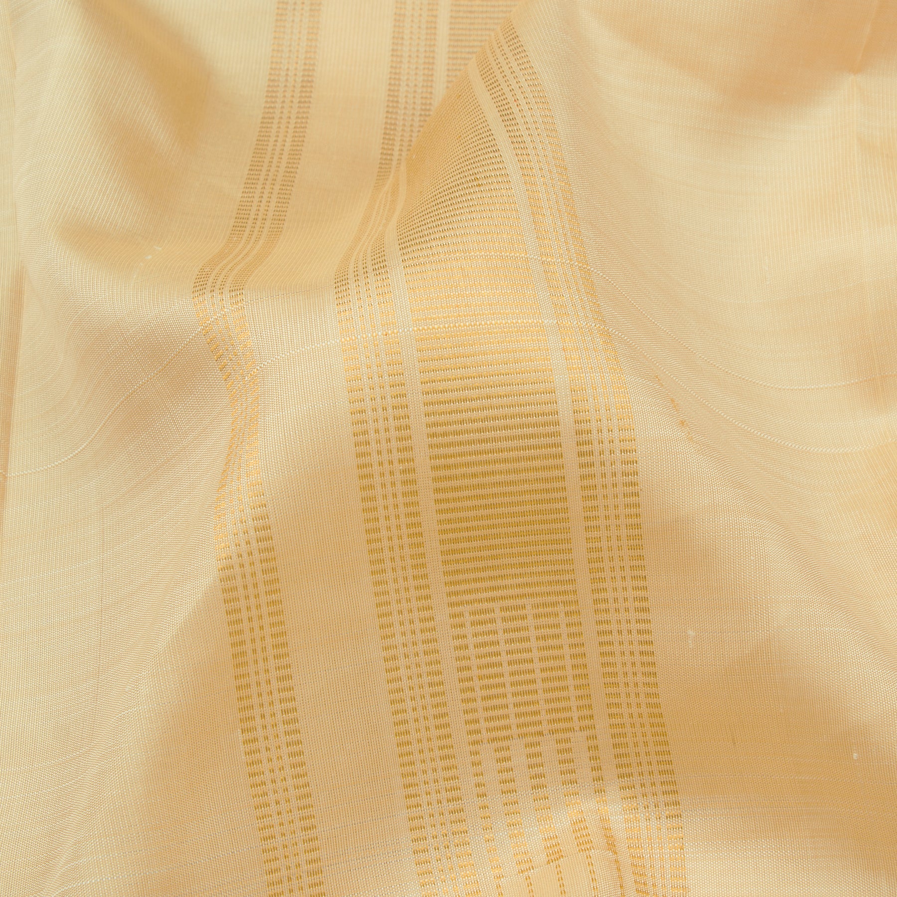 Kanakavalli Kanjivaram Silk Angavastram Set 23-110-HA001-02094 - Detail Fabric View