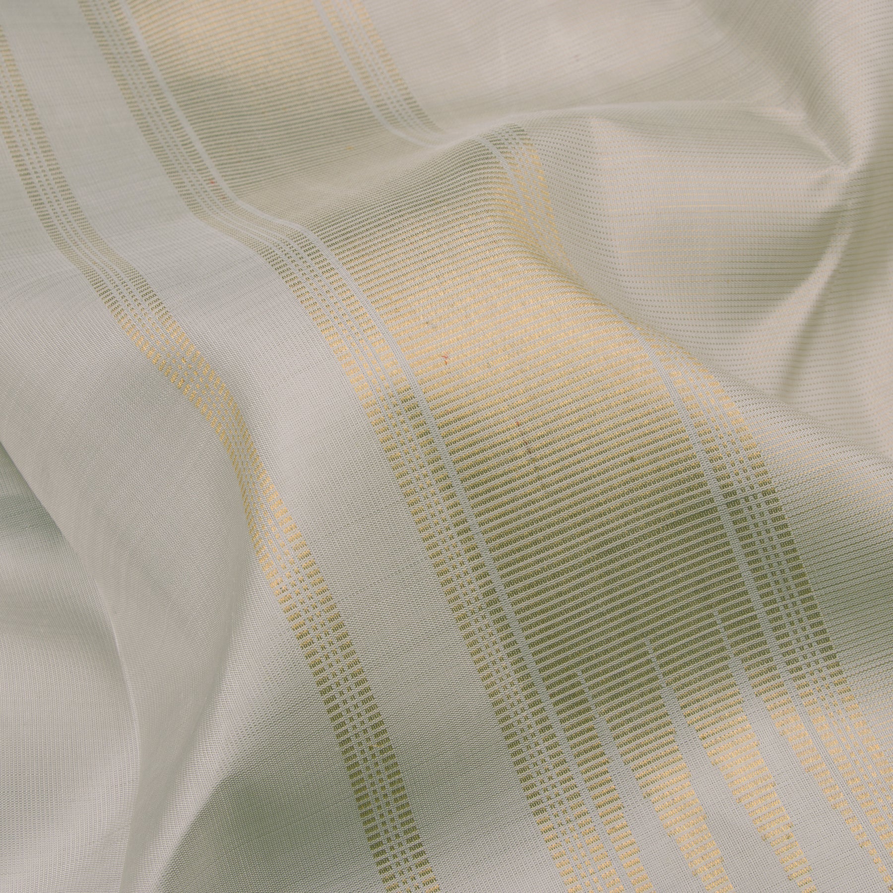 Kanakavalli Kanjivaram Silk Angavastram Set 23-110-HA001-03872 - Detail Fabric View