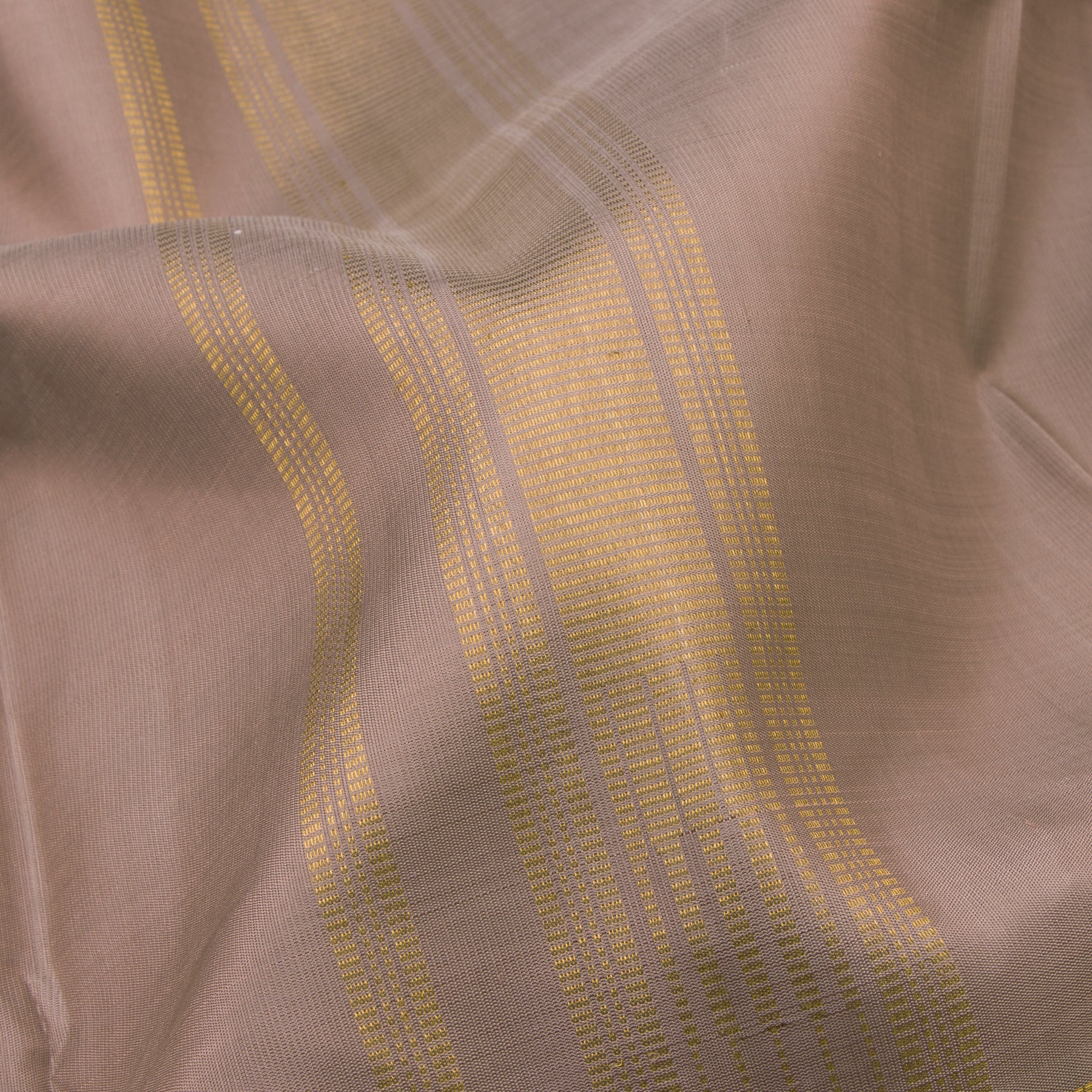 Kanakavalli Kanjivaram Silk Angavastram Set 23-110-HA001-03876 - Detail Fabric View