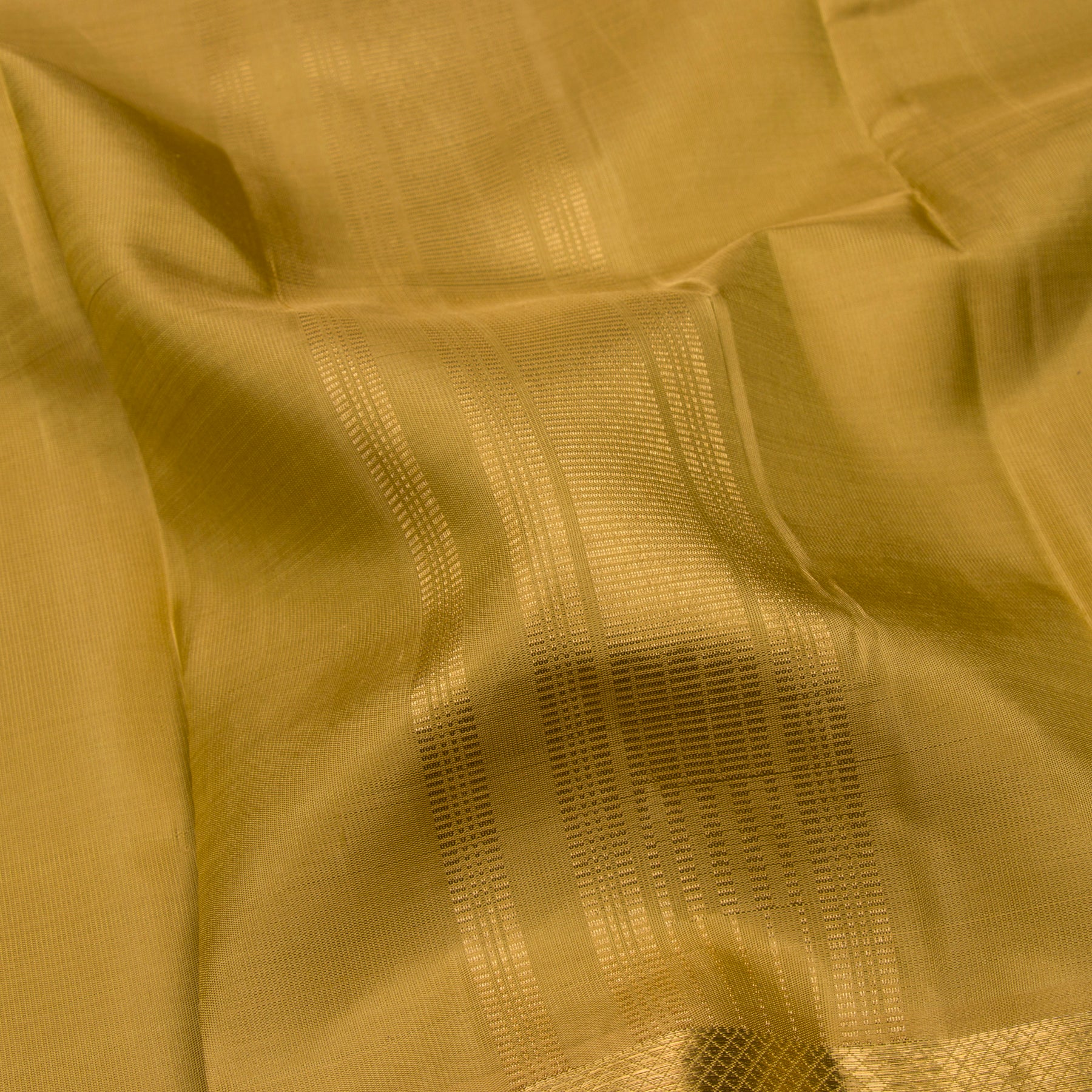 Kanakavalli Kanjivaram Silk Angavastram Set 23-110-HA001-05137 - Detail Fabric View