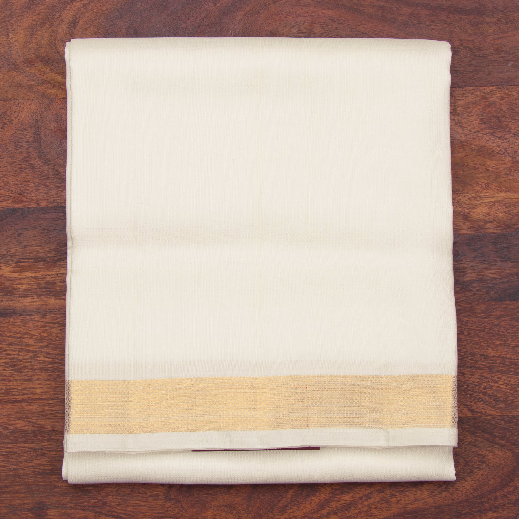 Kanakavalli Kanjivaram Silk Angavastram Set 23-110-HA001-11789 - Folded View