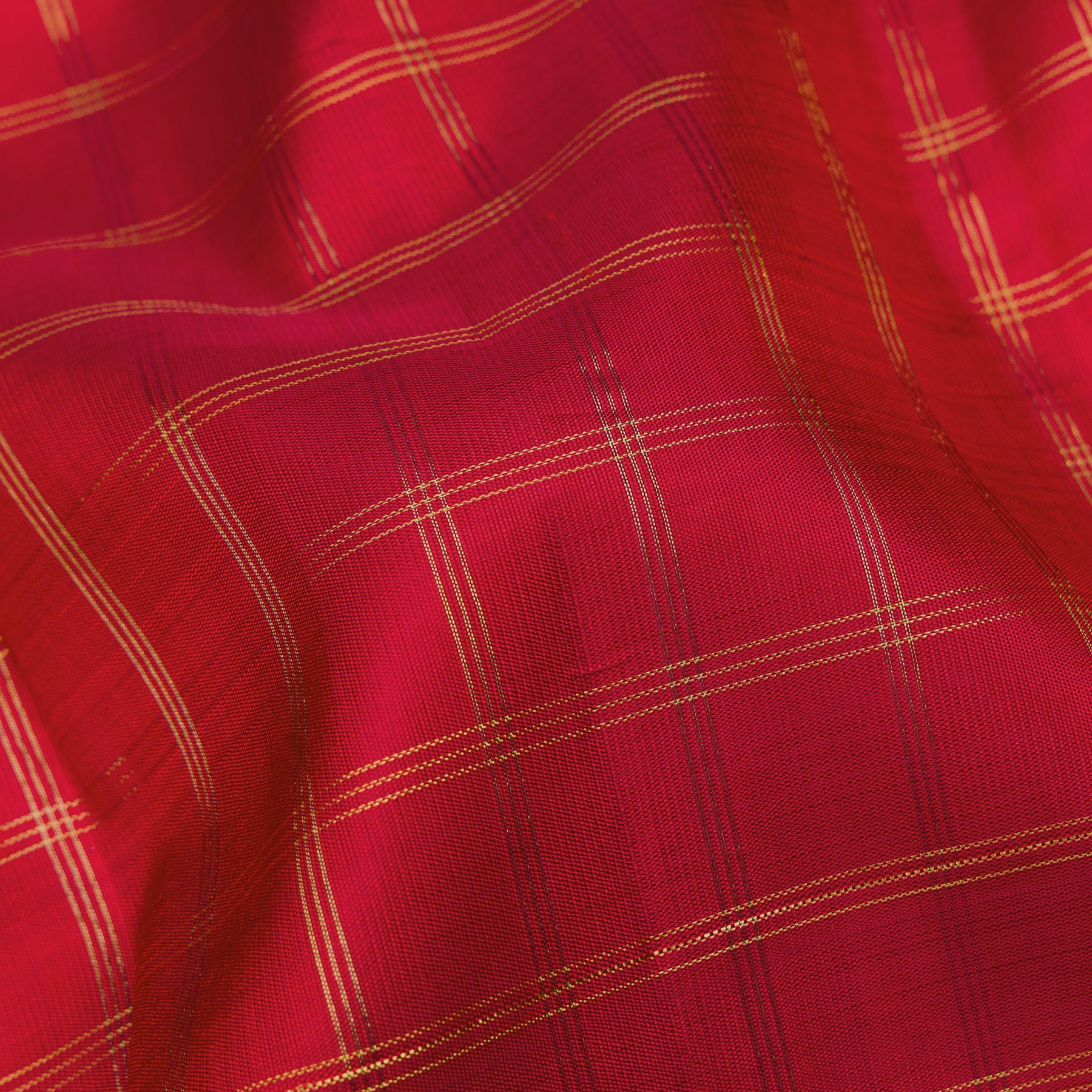 Kanakavalli Kattam - Vari Silk Blouse Length 23-110-HB001-11696 - Fabric View