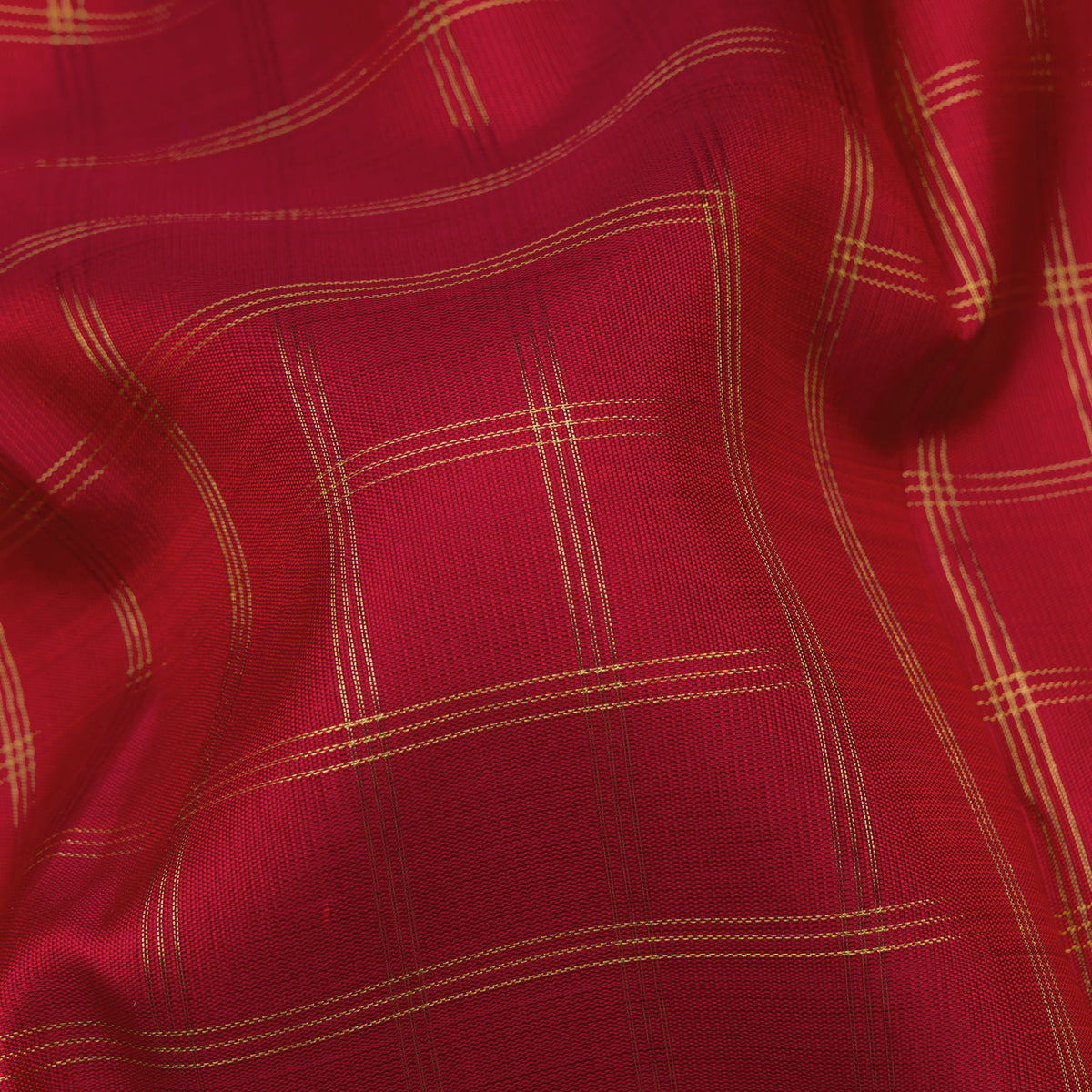 Kanakavalli Kattam - Vari Silk Blouse Length 23-110-HB001-11701 - Fabric View
