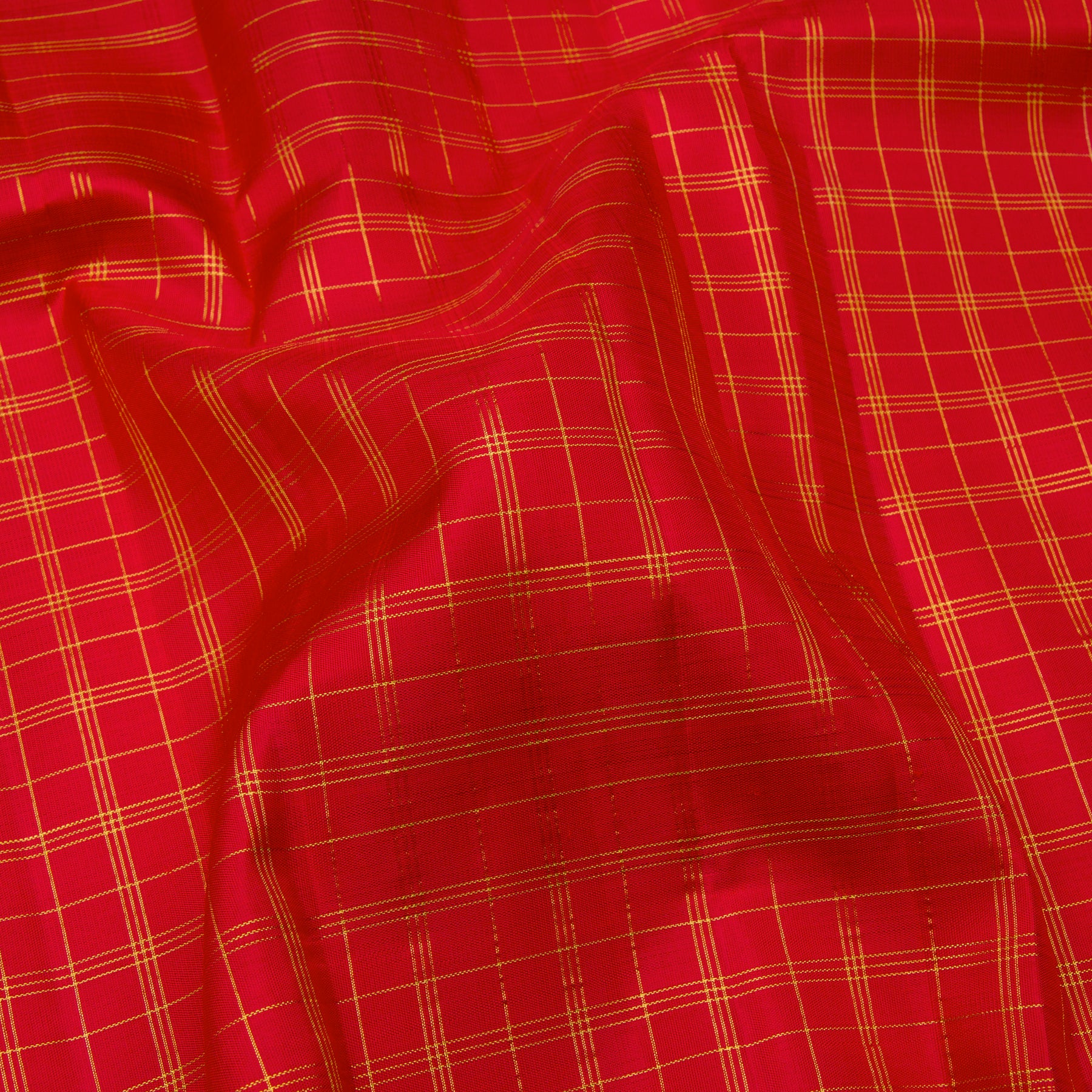 Kanakavalli Kattam - Vari Silk Blouse Length 23-110-HB001-12912 - Fabric View