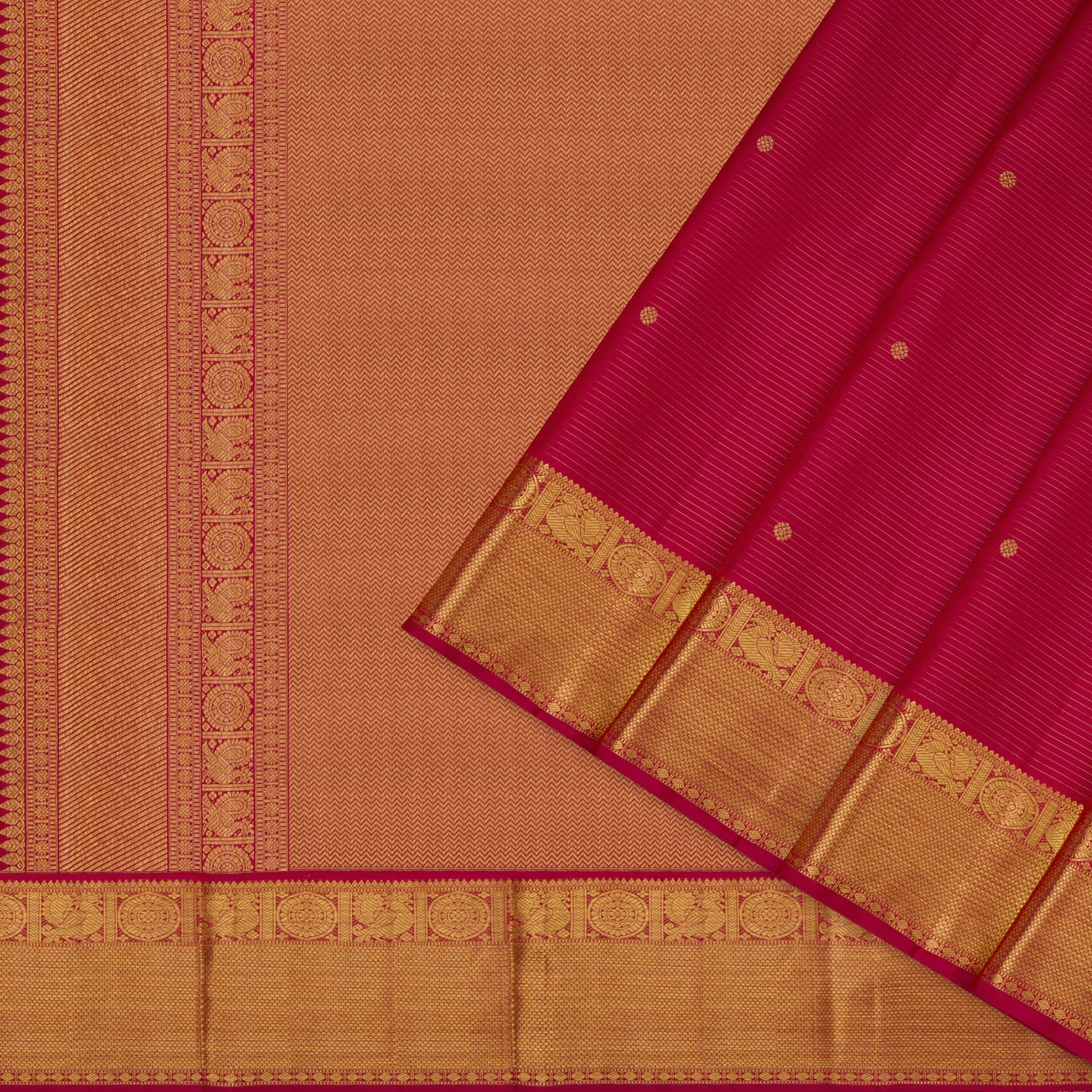 Kanakavalli Kanjivaram Silk Sari 23-110-HS001-11481 - Cover View